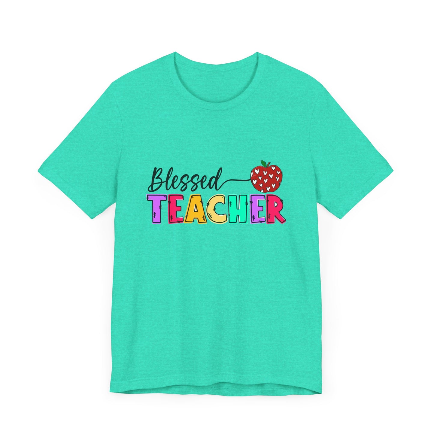 Blessed Teacher Unisex Jersey Short Sleeve Tee - Celebrate Educators - Nefty Creations
