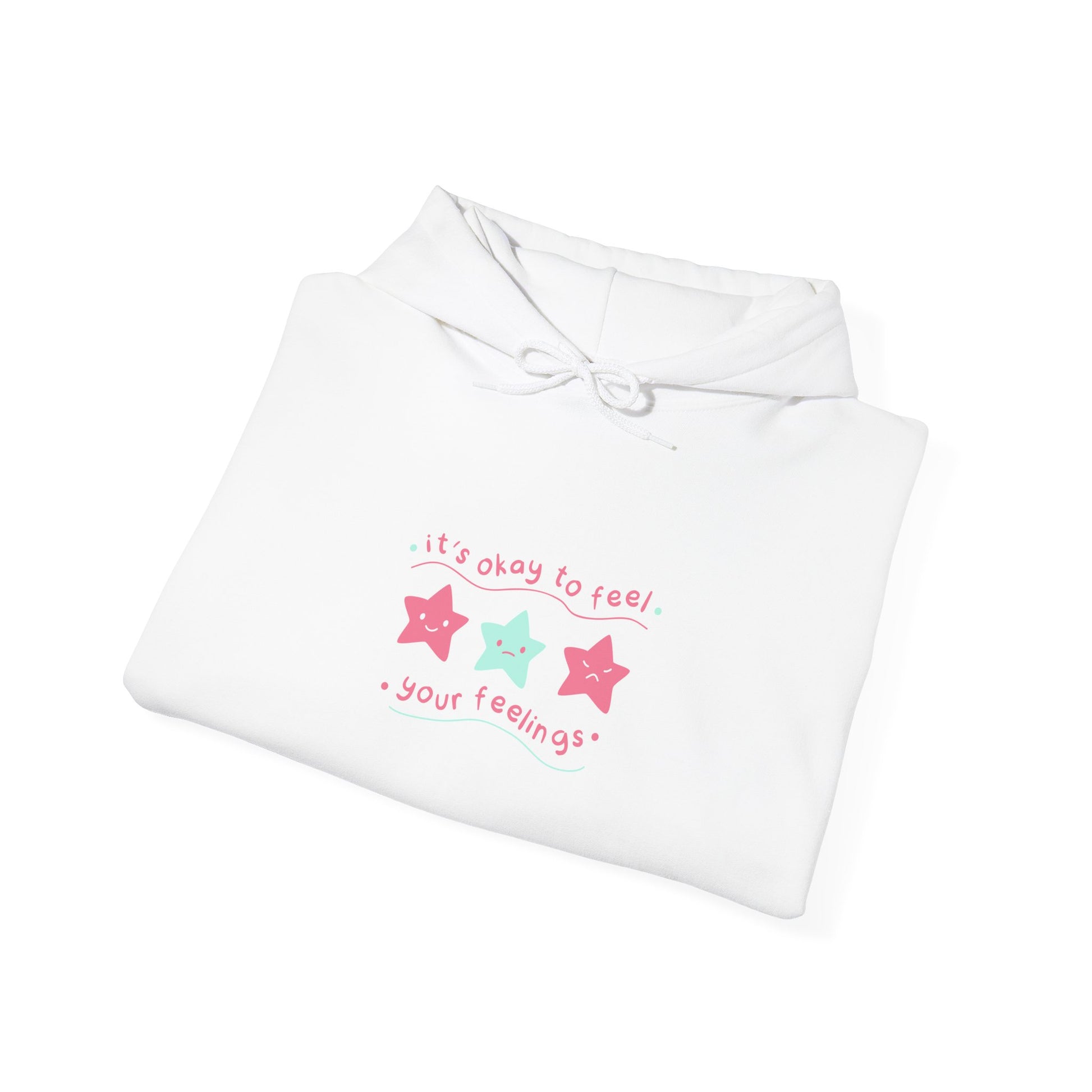 It's Okay to Feel Unisex Heavy Blend™ Hooded Sweatshirt - Nefty Creations