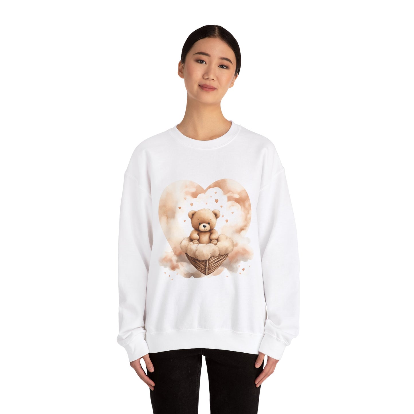 Cozy Teddy Bear Love Sweatshirt - Unisex Heavy Blend™ - Nefty Creations