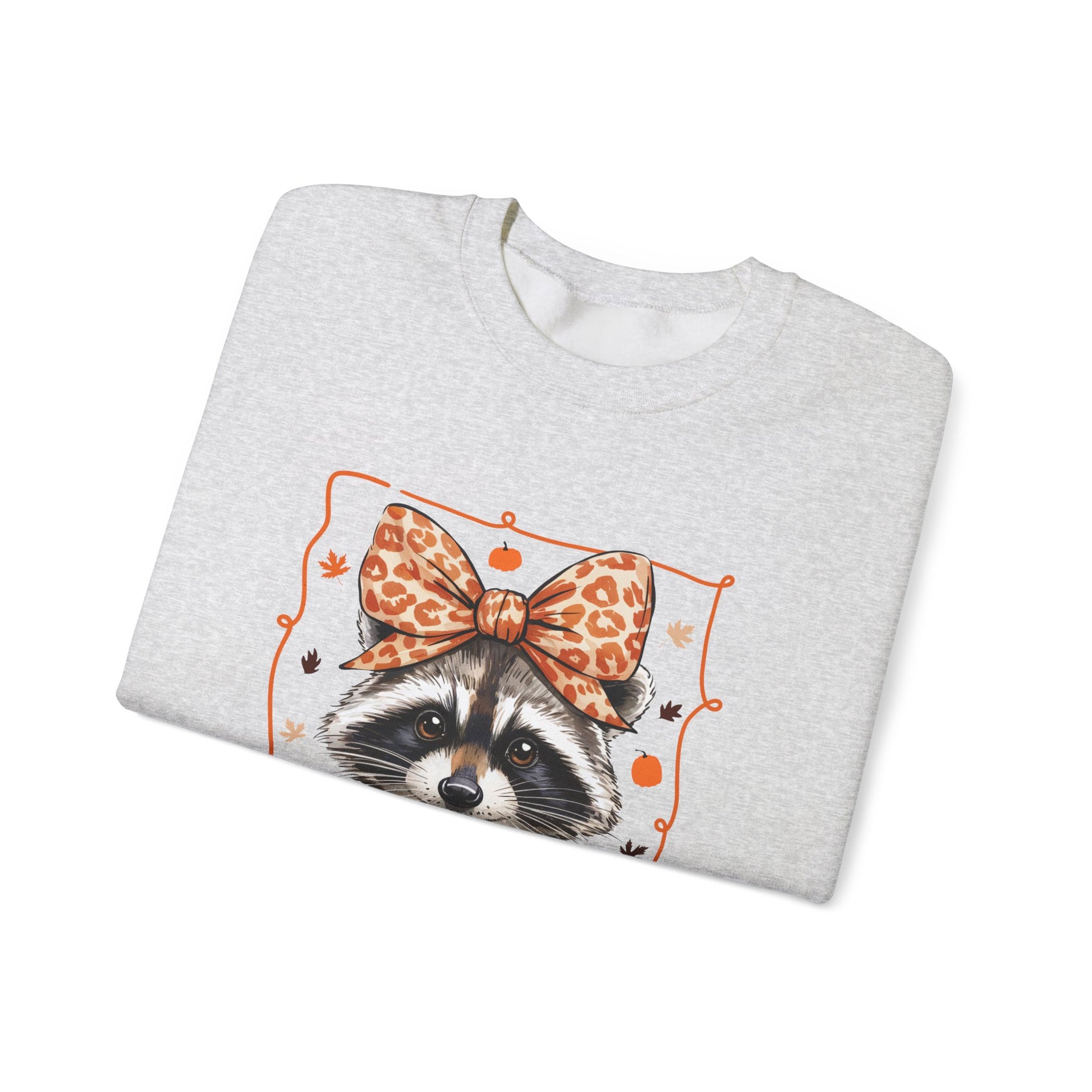 Coquette Feral Raccoon Sweatshirt| Nefty Creations - Nefty Creations