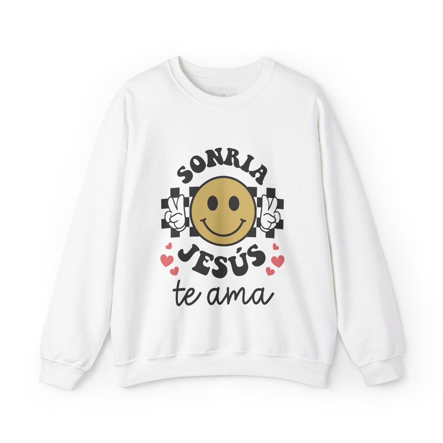 Joyful Faith Sweatshirt - Unisex Heavy Blend with Smile Graphic