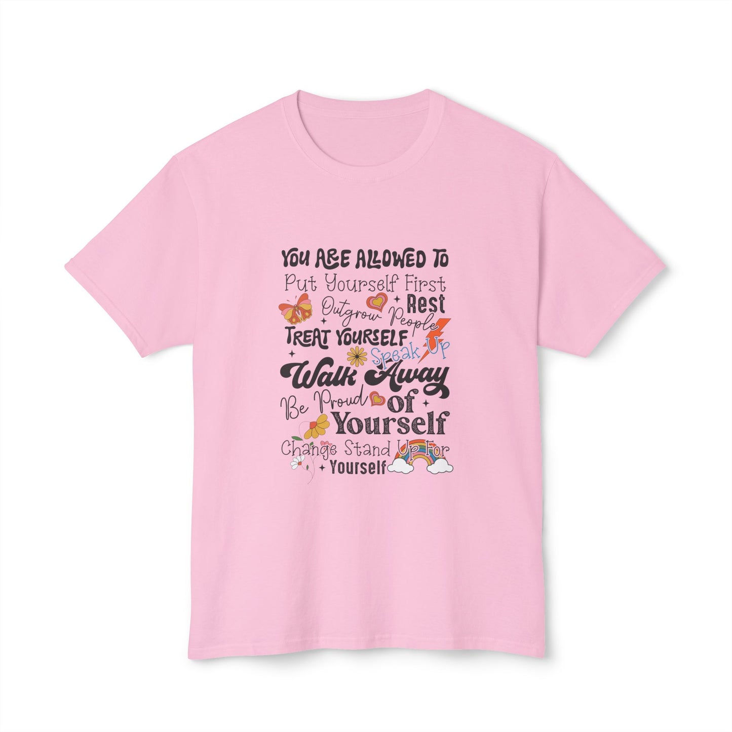Inspirational Self-Care Unisex Cotton T-Shirt - Nefty Creations