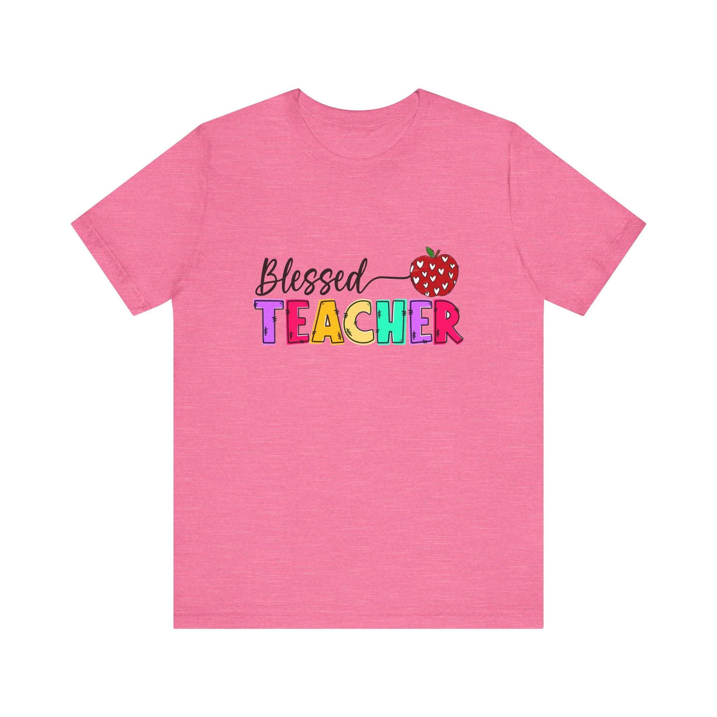 Blessed Teacher Unisex Jersey Short Sleeve Tee - Celebrate Educators - Nefty Creations