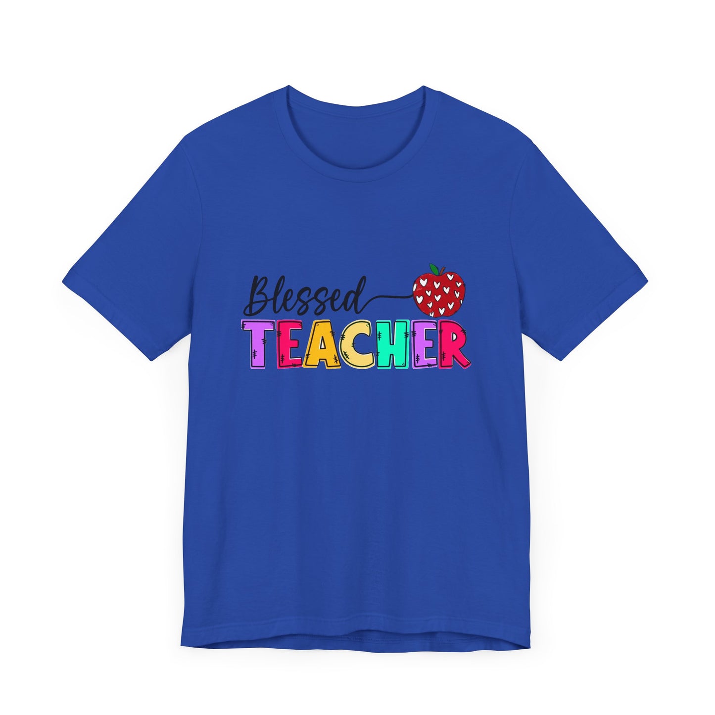Blessed Teacher Unisex Jersey Short Sleeve Tee - Celebrate Educators - Nefty Creations