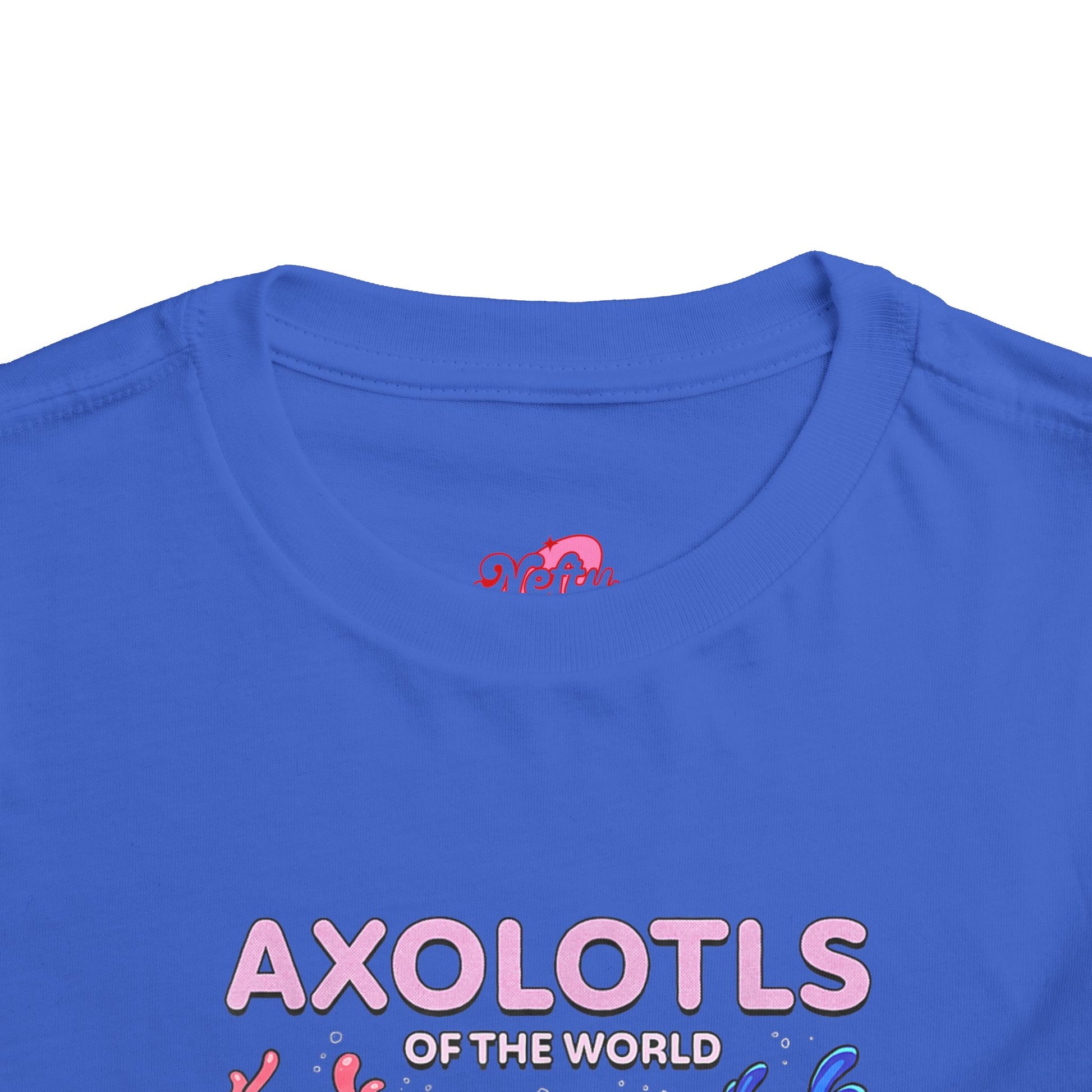 Axolotl Toddler Short Sleeve Tee - Nefty Creations