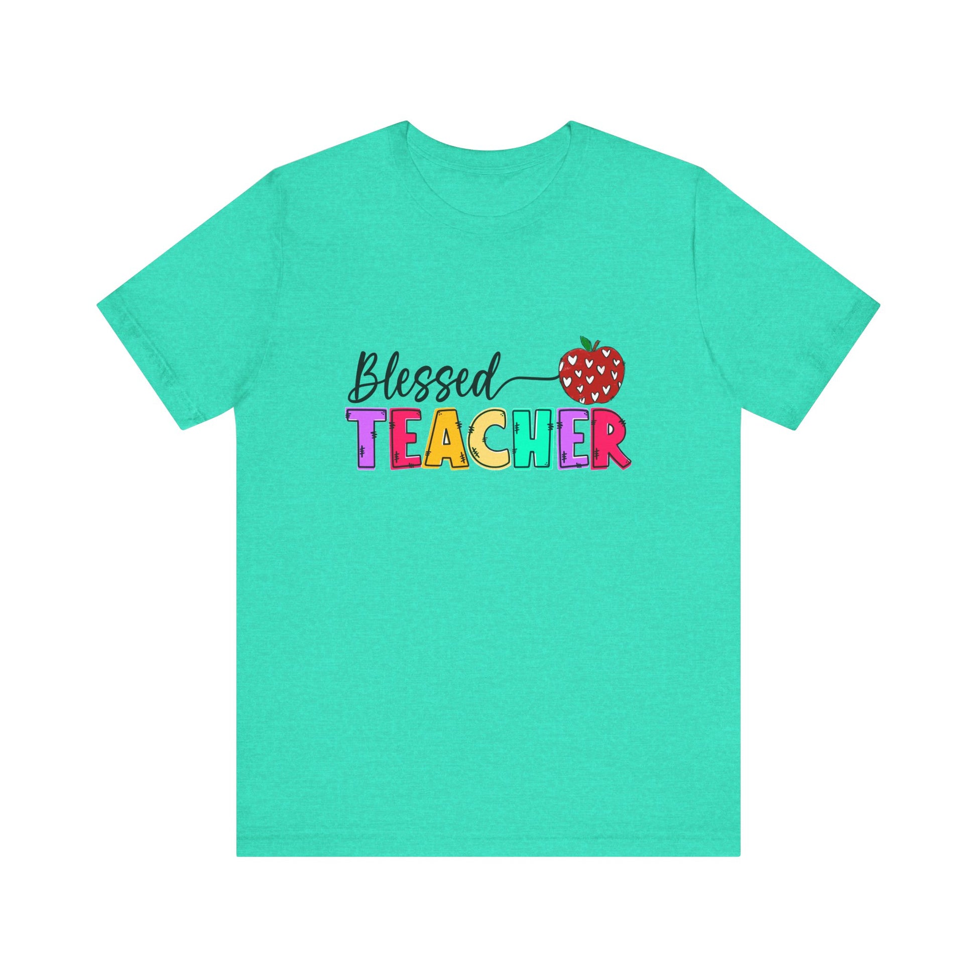 Blessed Teacher Unisex Jersey Short Sleeve Tee - Celebrate Educators - Nefty Creations