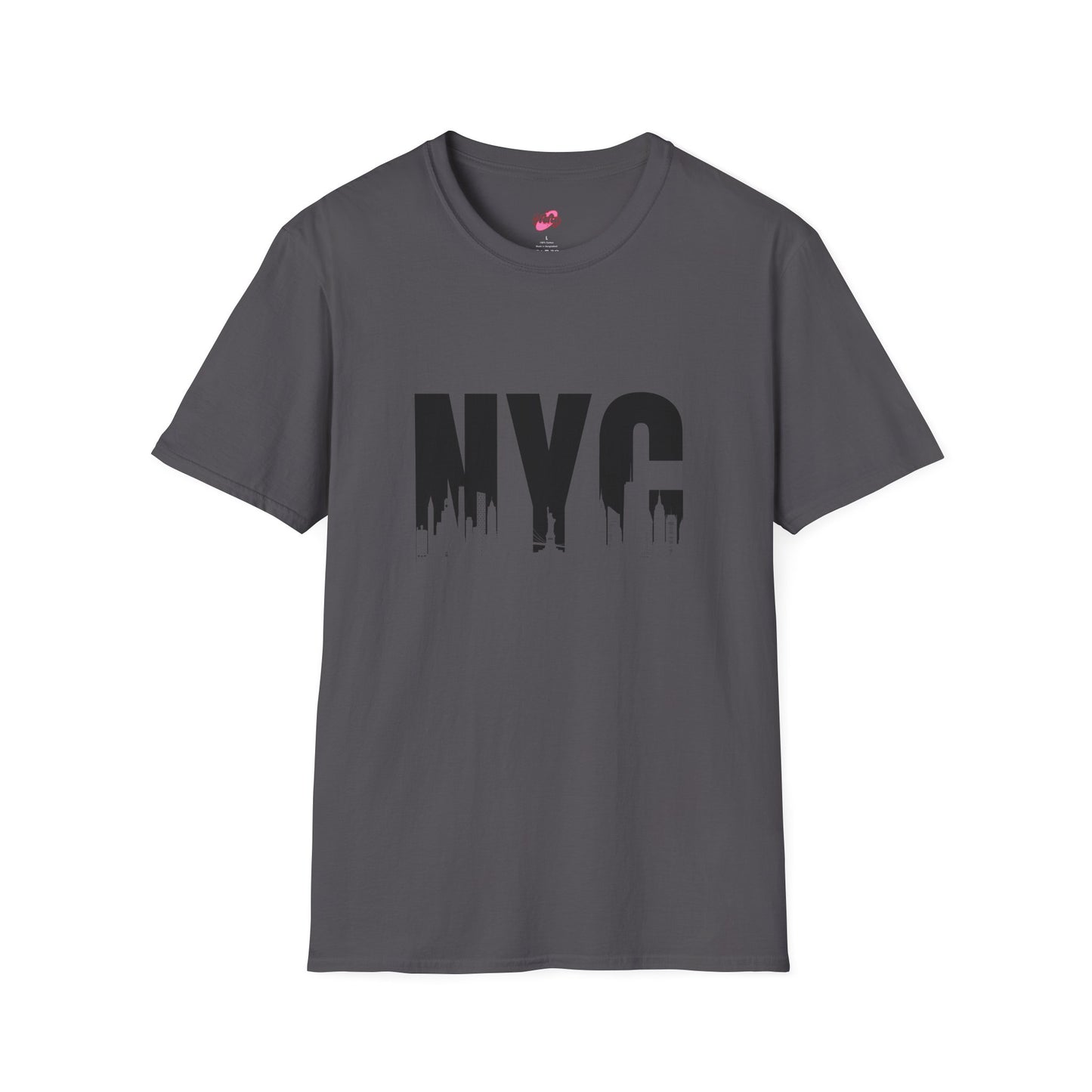 NYC Urban Unisex Softstyle T-Shirt, New York City Tee, Casual Streetwear, Gift for Travelers, Everyday Wear - Nefty Creations