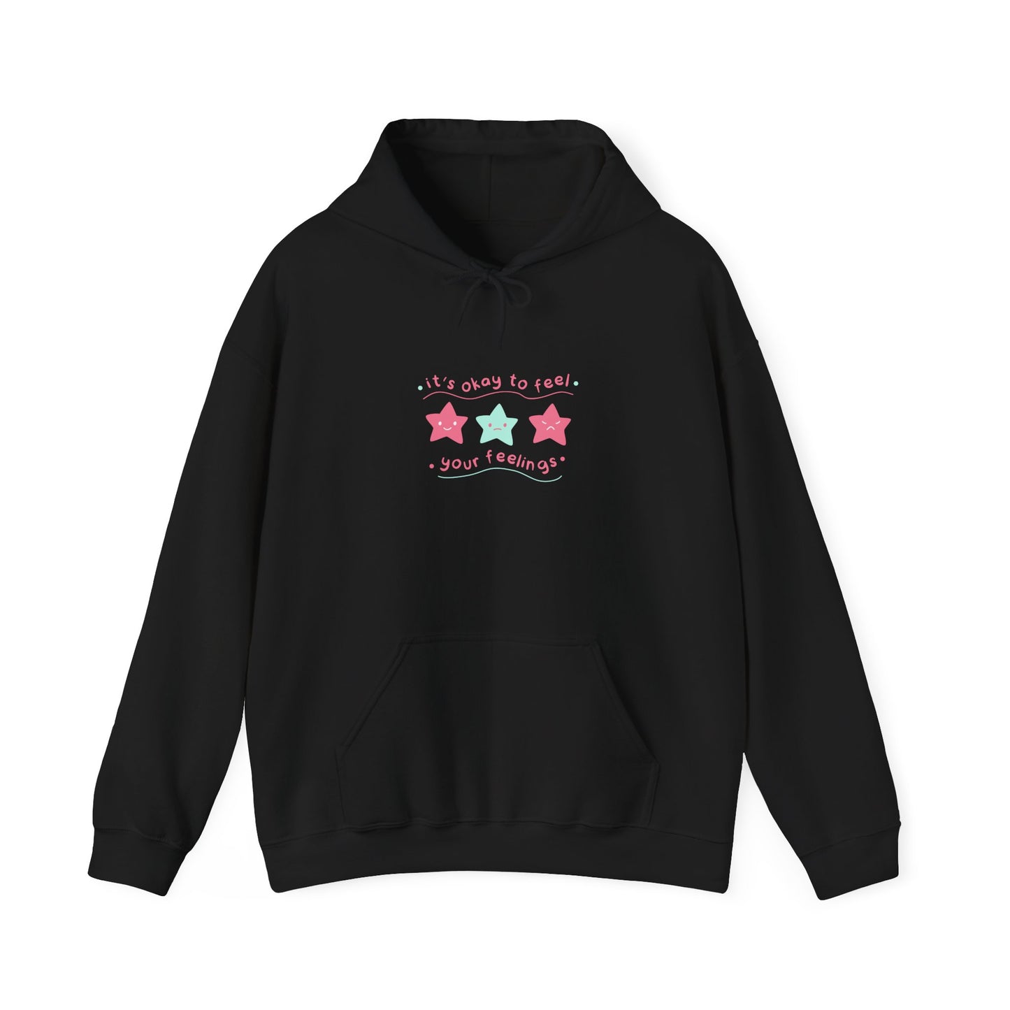 It's Okay to Feel Unisex Heavy Blend™ Hooded Sweatshirt - Nefty Creations
