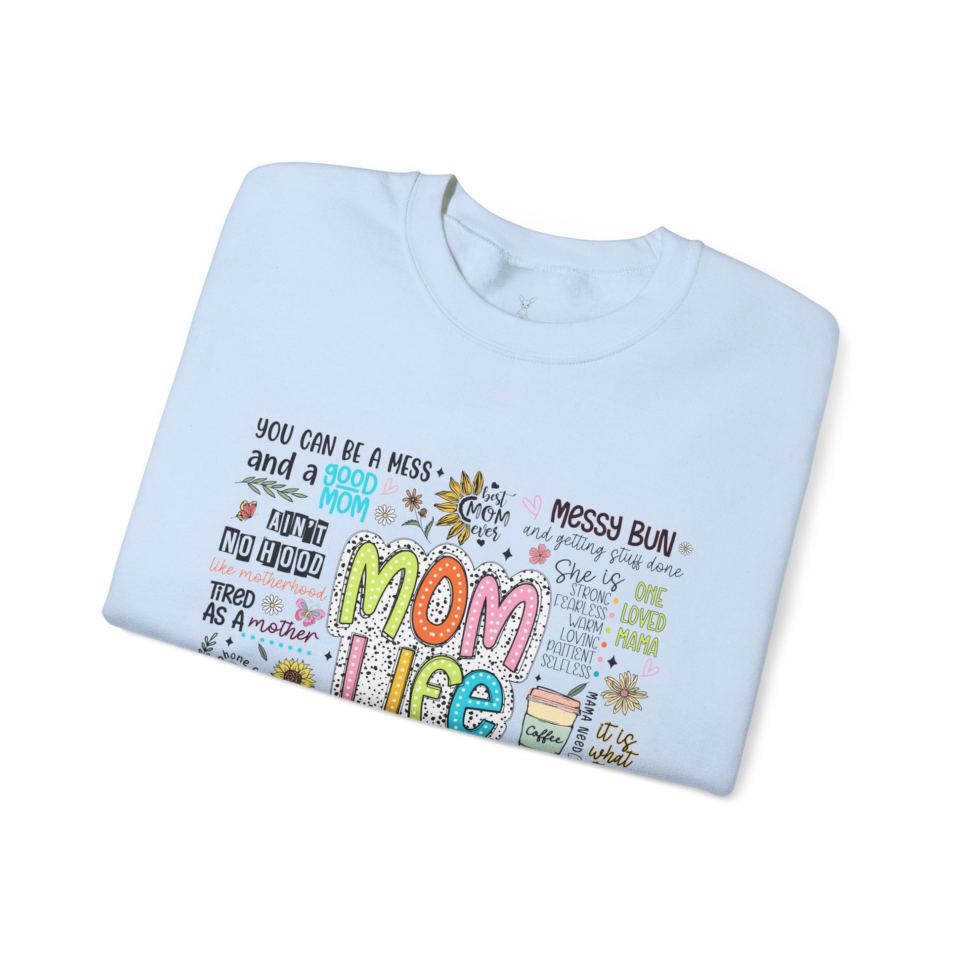 Mom Life Crewneck Sweatshirt - Nefty Creations