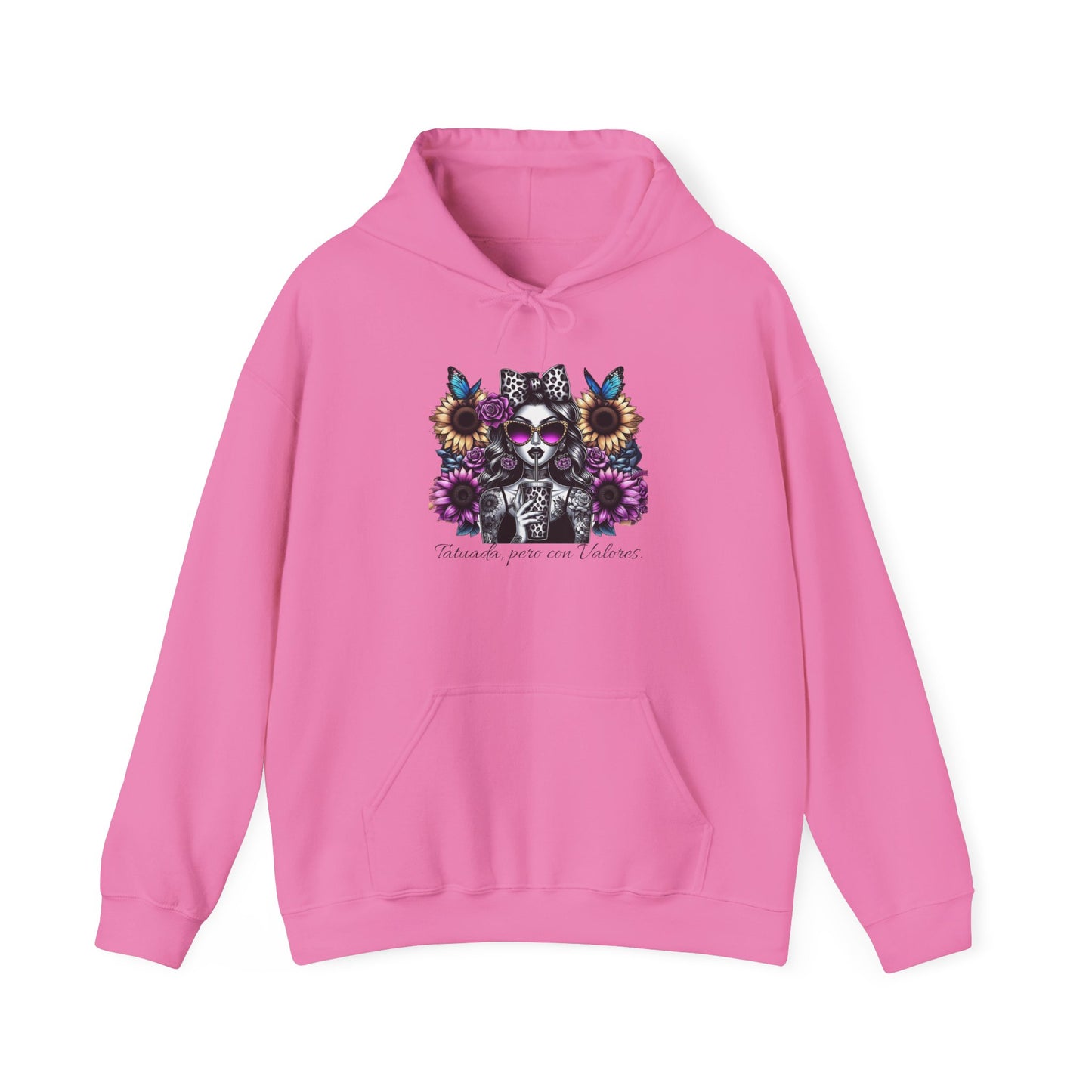 Hooded Sweatshirt - ''TATUADA pero con Valores''