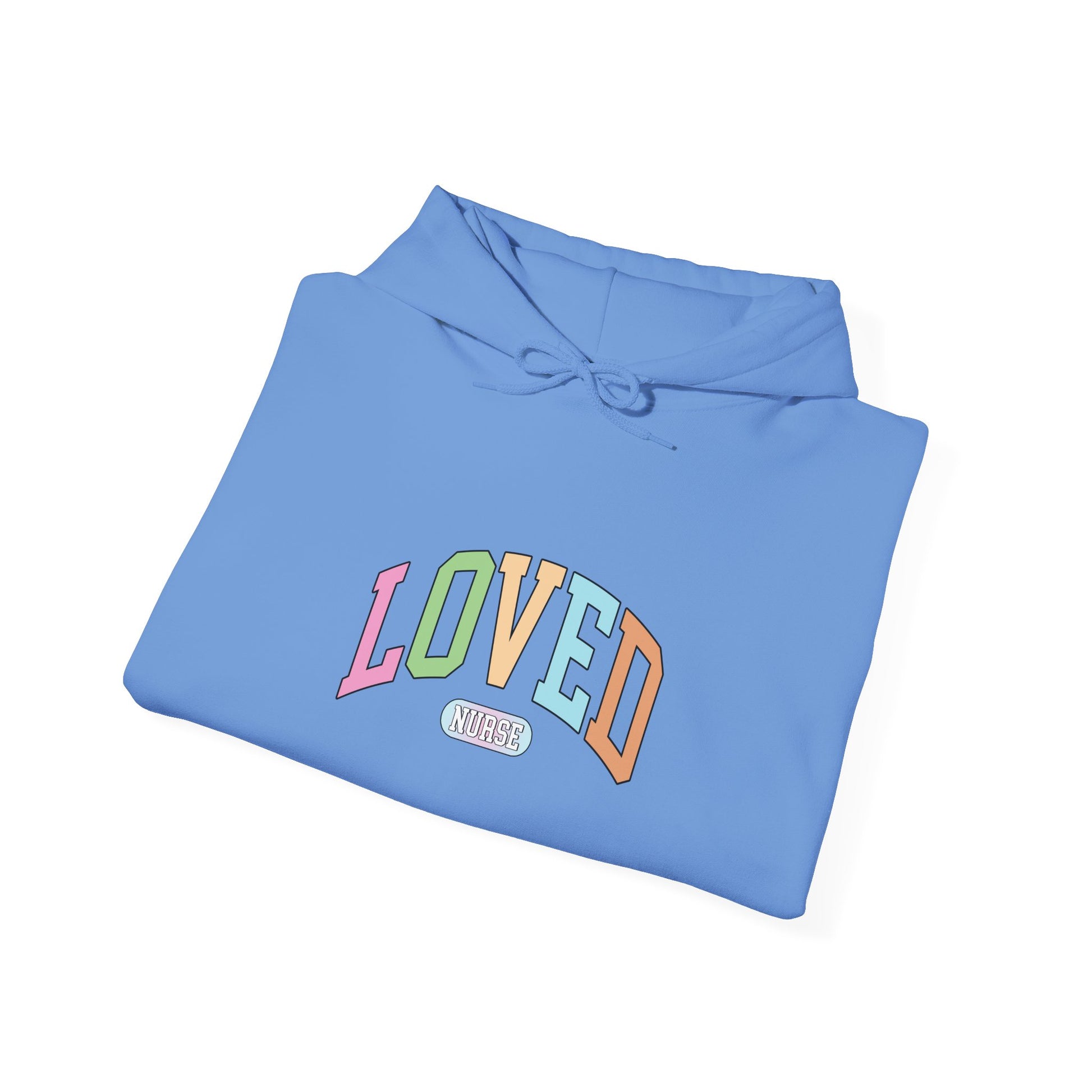 Loved Nurse Heavy Blend Hoodie - Cozy Comfort for Everyday Love - Nefty Creations