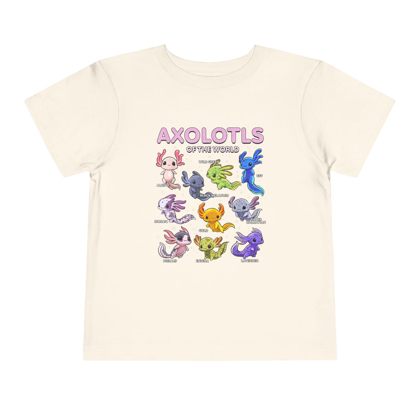 Axolotl Toddler Short Sleeve Tee - Nefty Creations