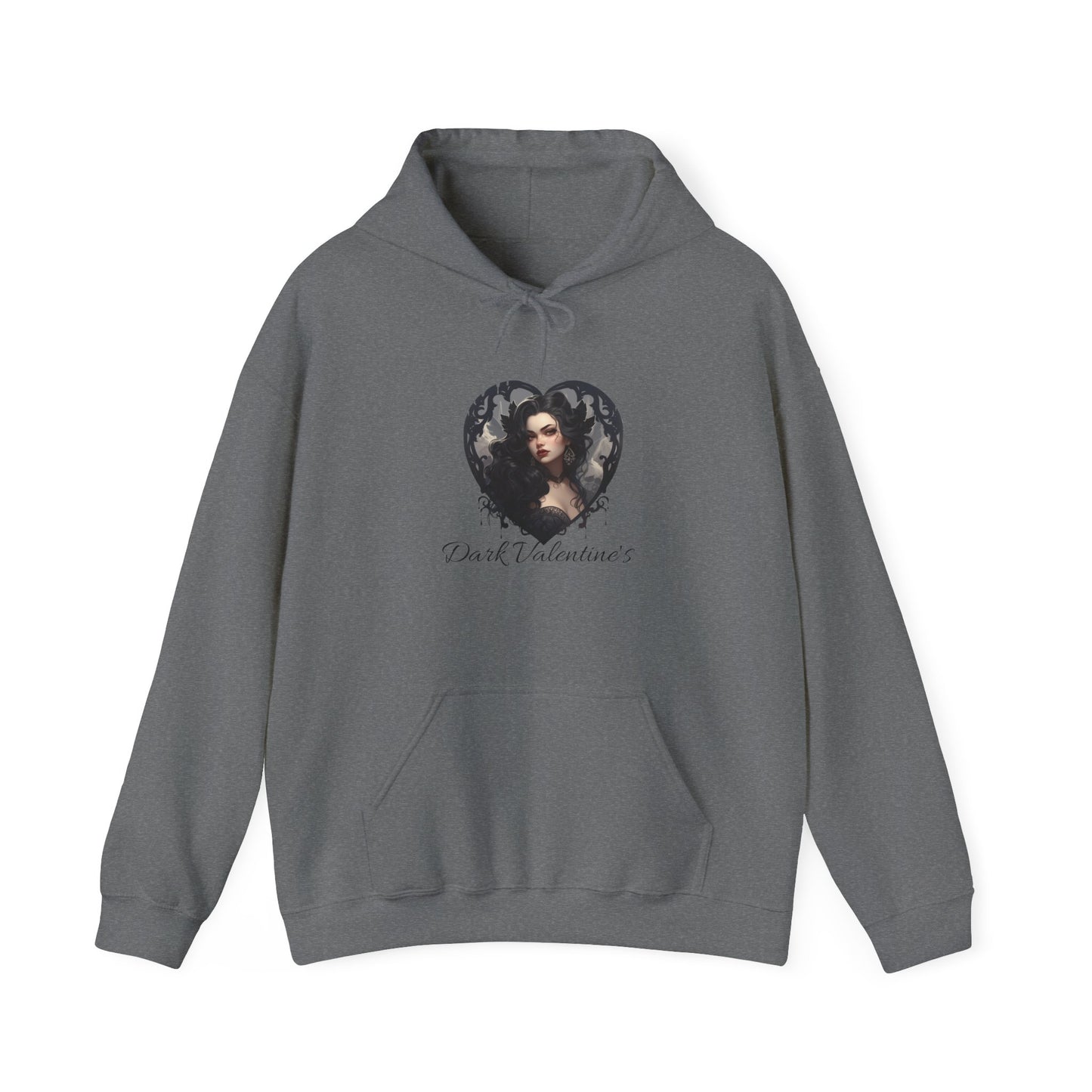 Dark Valentine's Unisex Heavy Blend Hoodie - Nefty Creations