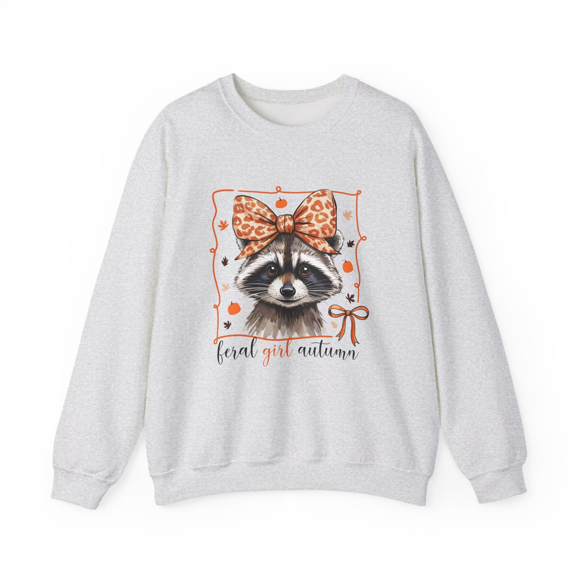 Coquette Feral Raccoon Sweatshirt| Nefty Creations - Nefty Creations