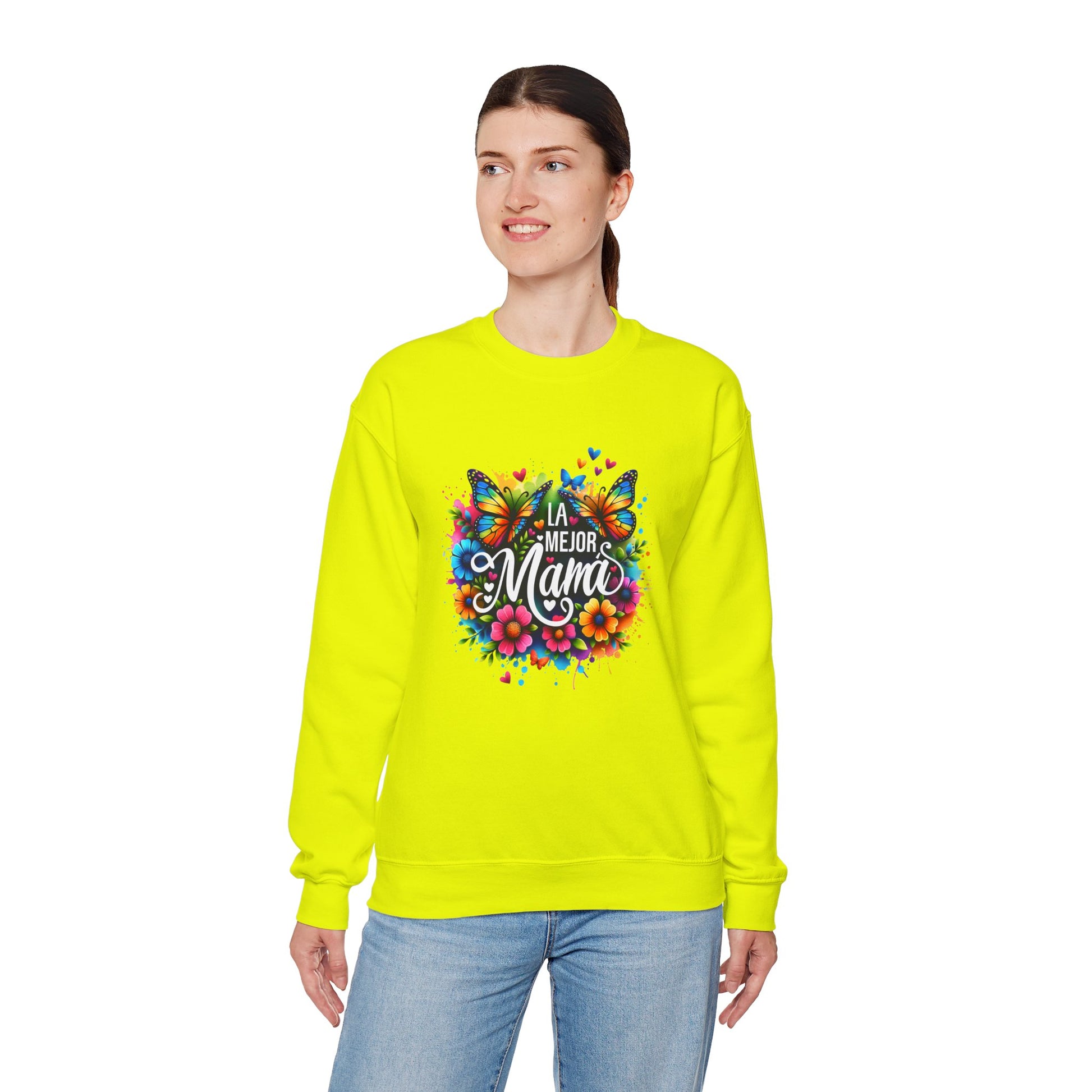 Colorful Butterfly Mom Sweatshirt - Nefty Creations