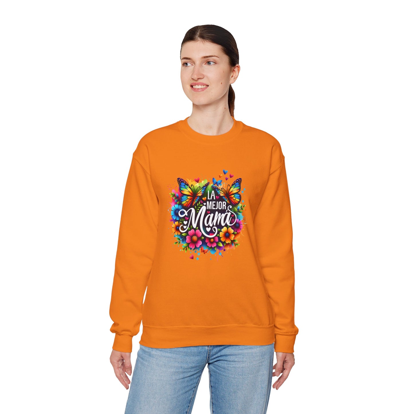 Colorful Butterfly Mom Sweatshirt - Nefty Creations