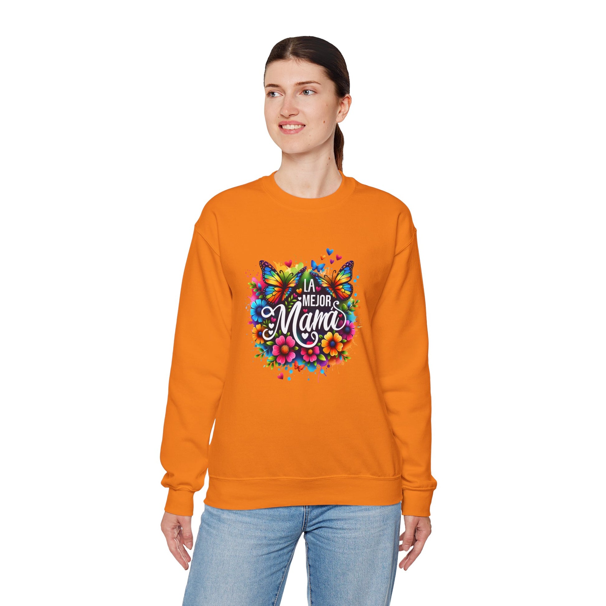 Colorful Butterfly Mom Sweatshirt - Nefty Creations