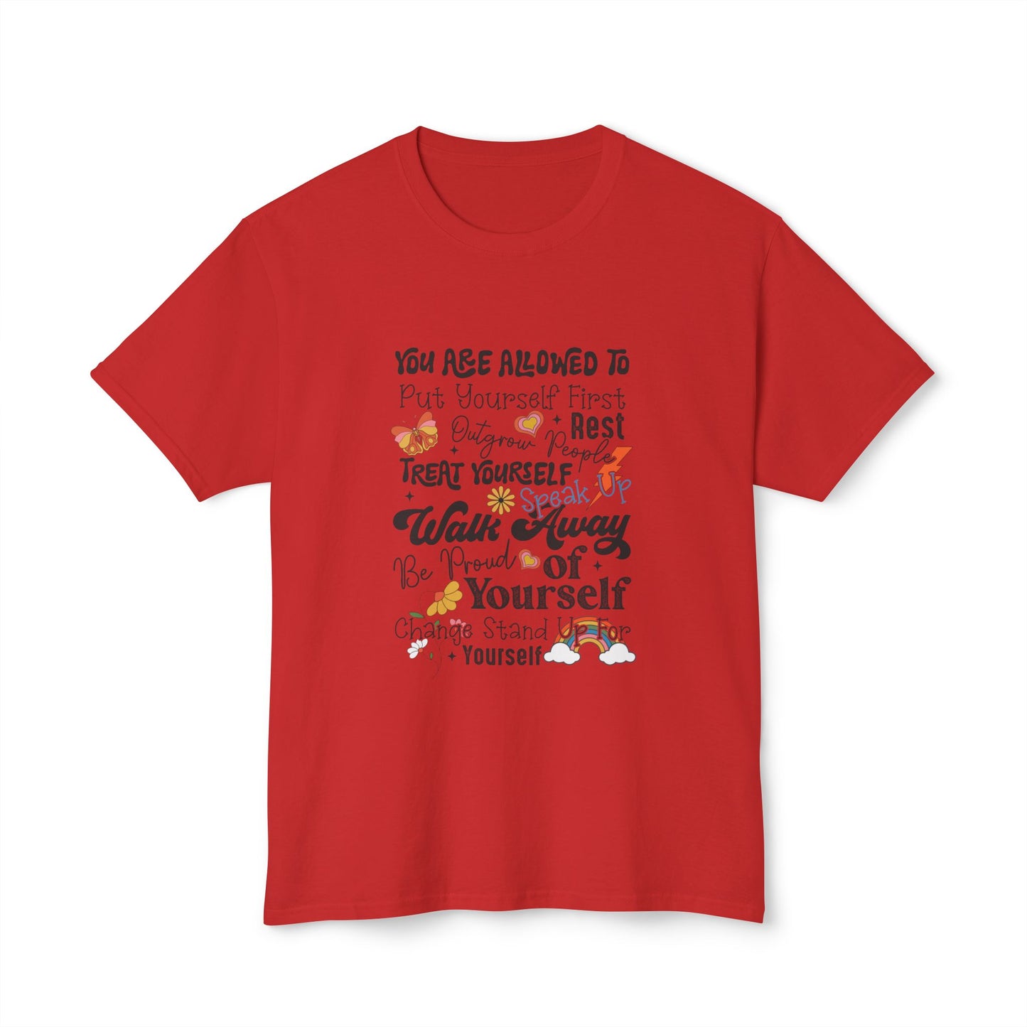 Inspirational Self-Care Unisex Cotton T-Shirt - Nefty Creations