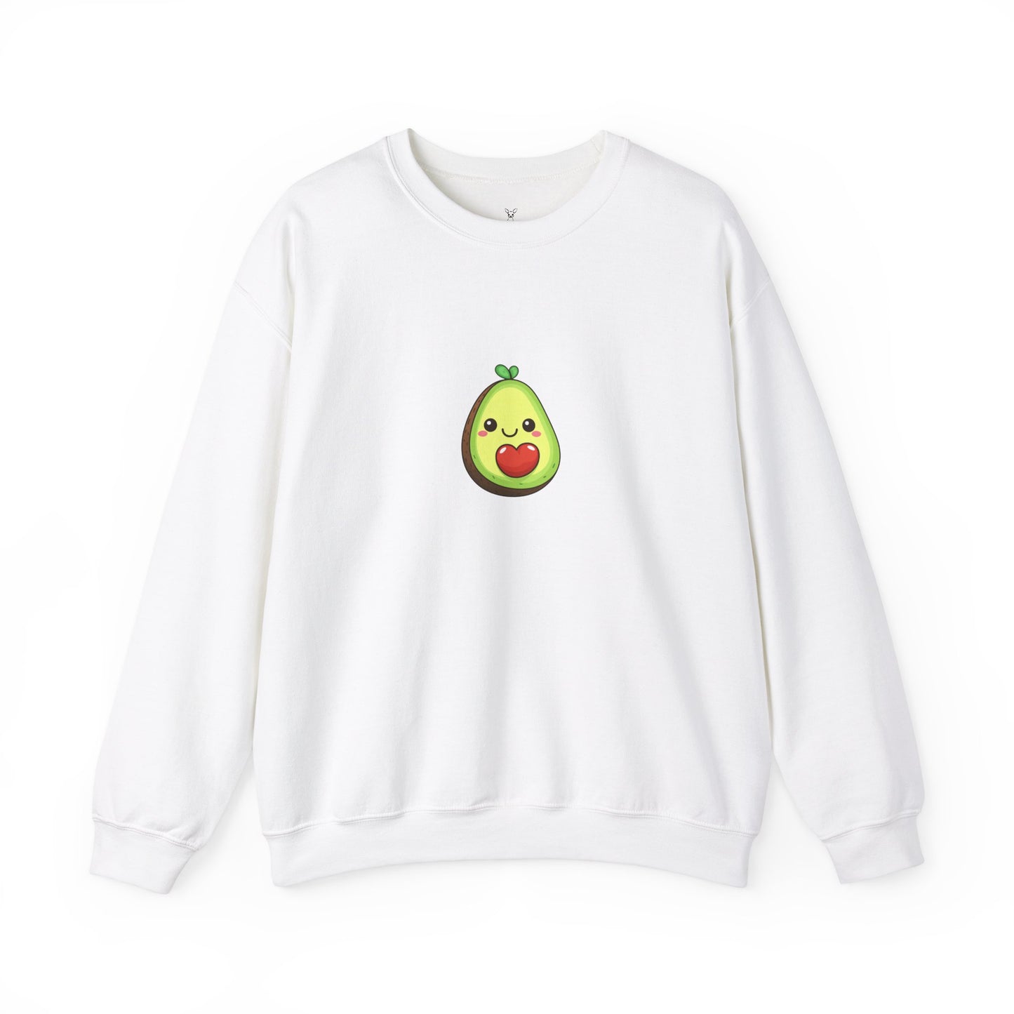 Cute Avocado Valentines Day Crewneck Sweatshirt - Nefty Creations