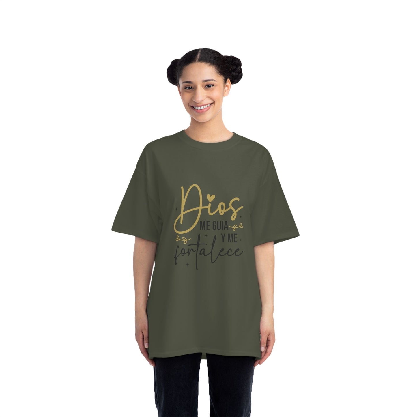 Inspirational Faith T-Shirt - Dios Me Guia Y Me Fortalece