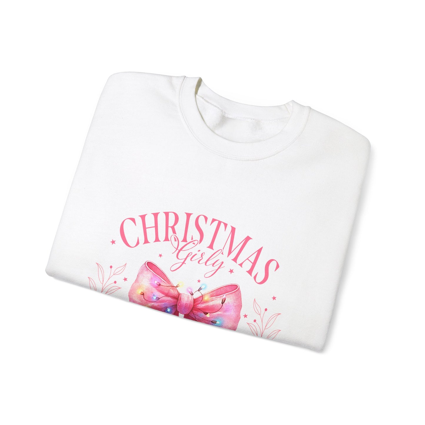Christmas Girly Bow Sweatshirt - Nefty Creations
