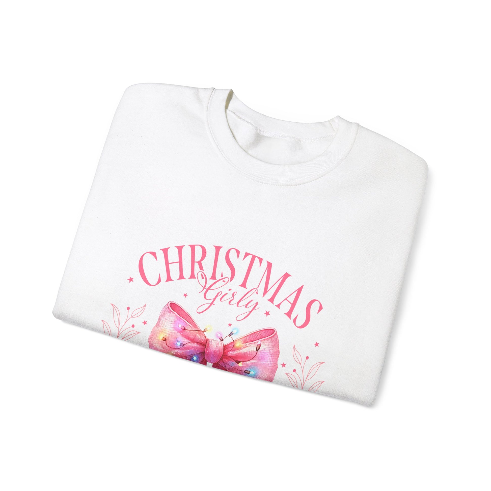 Christmas Girly Bow Sweatshirt - Nefty Creations