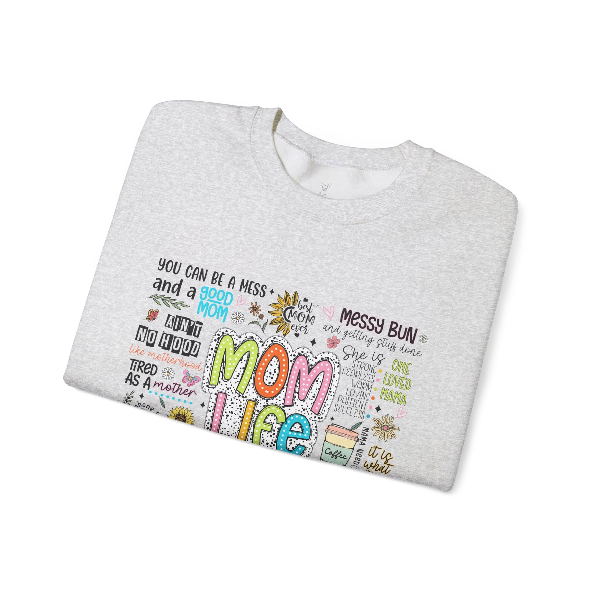 Mom Life Crewneck Sweatshirt - Nefty Creations
