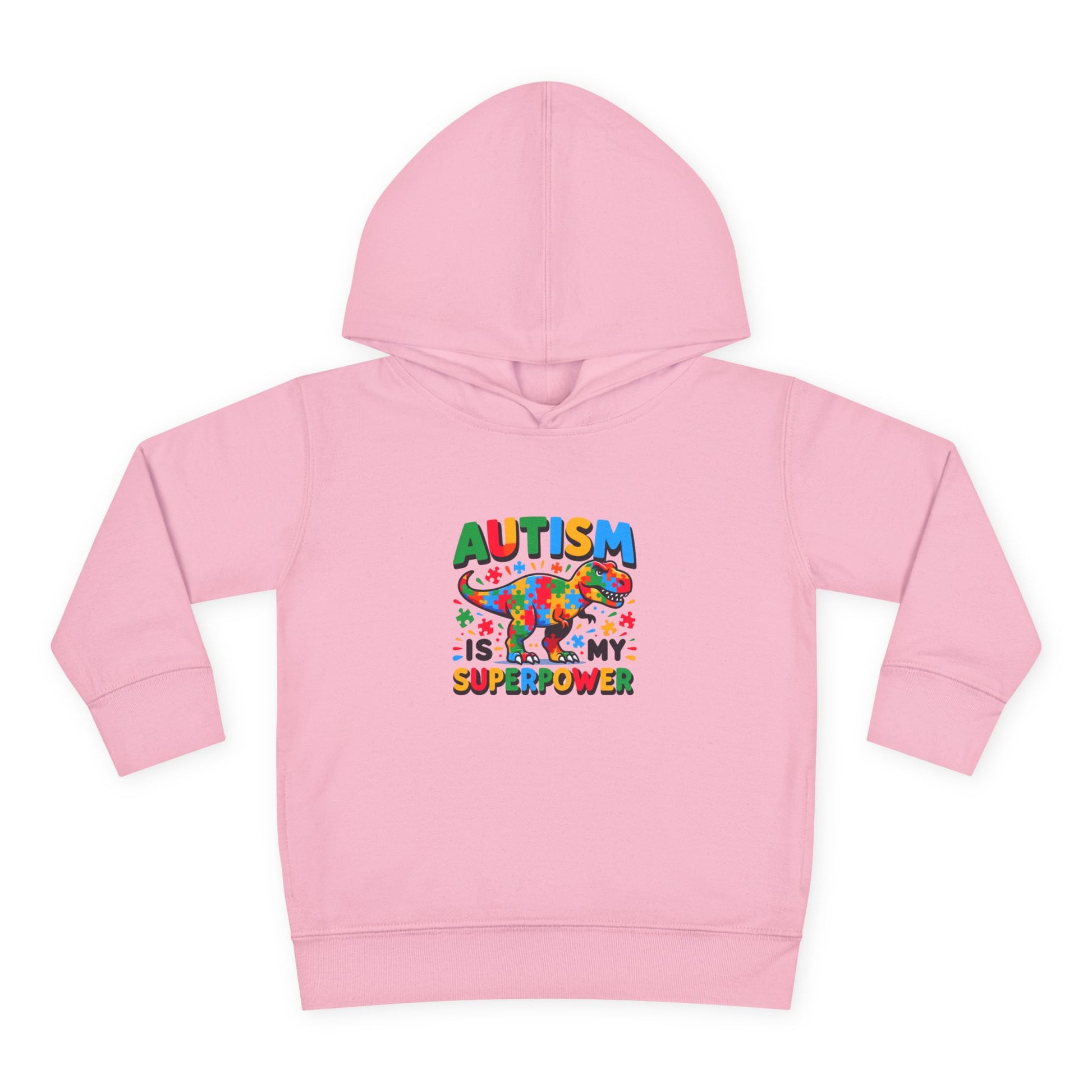 Autism Awareness Toddler Fleece Hoodie - 'Autism is My Superpower' - Nefty Creations