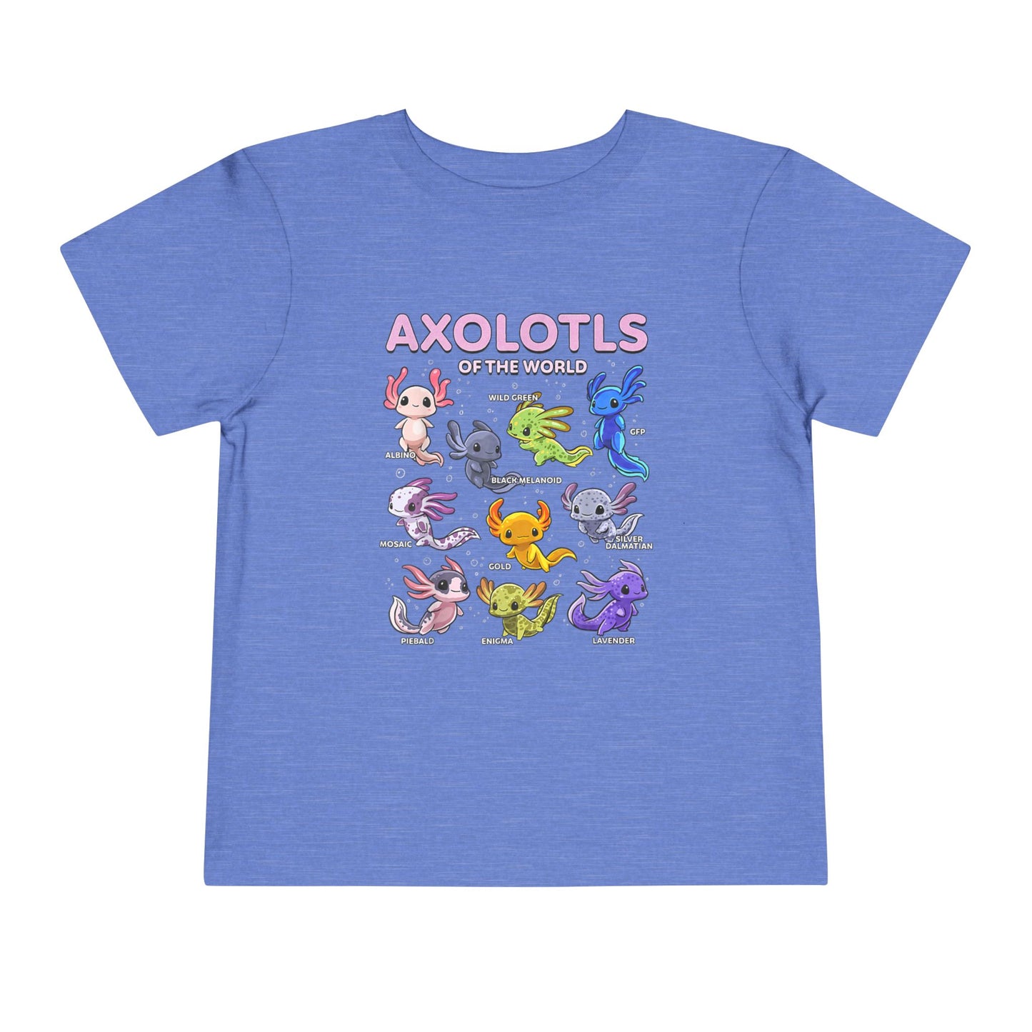 Axolotl Toddler Short Sleeve Tee - Nefty Creations