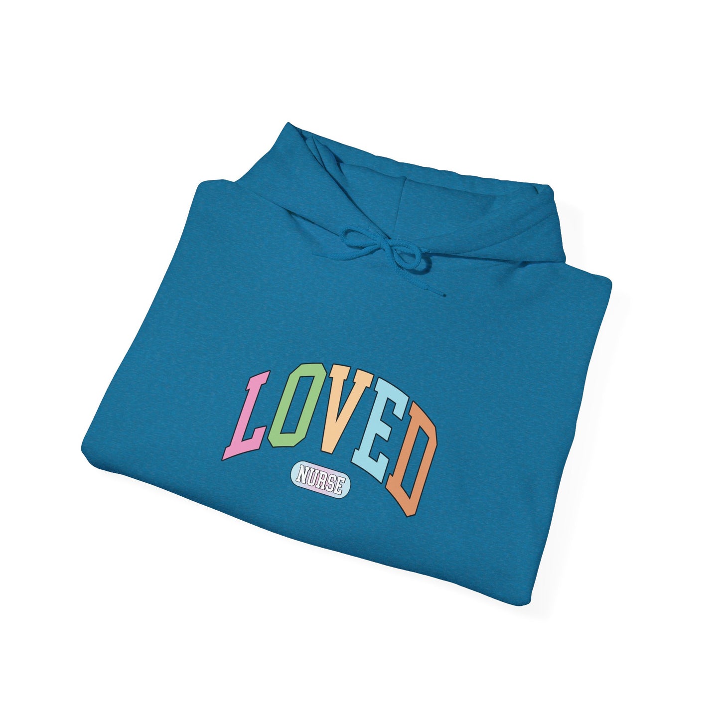 Loved Nurse Heavy Blend Hoodie - Cozy Comfort for Everyday Love - Nefty Creations