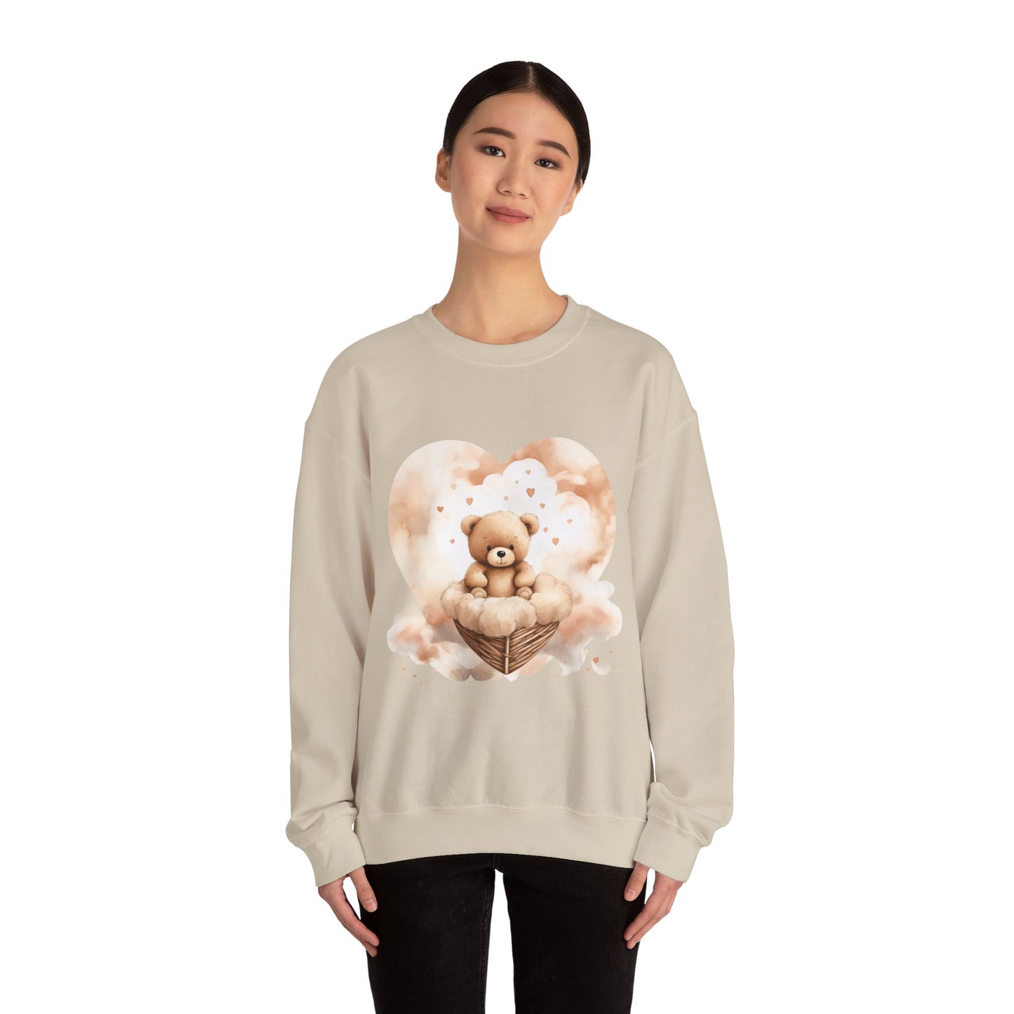 Cozy Teddy Bear Love Sweatshirt - Unisex Heavy Blend™ - Nefty Creations