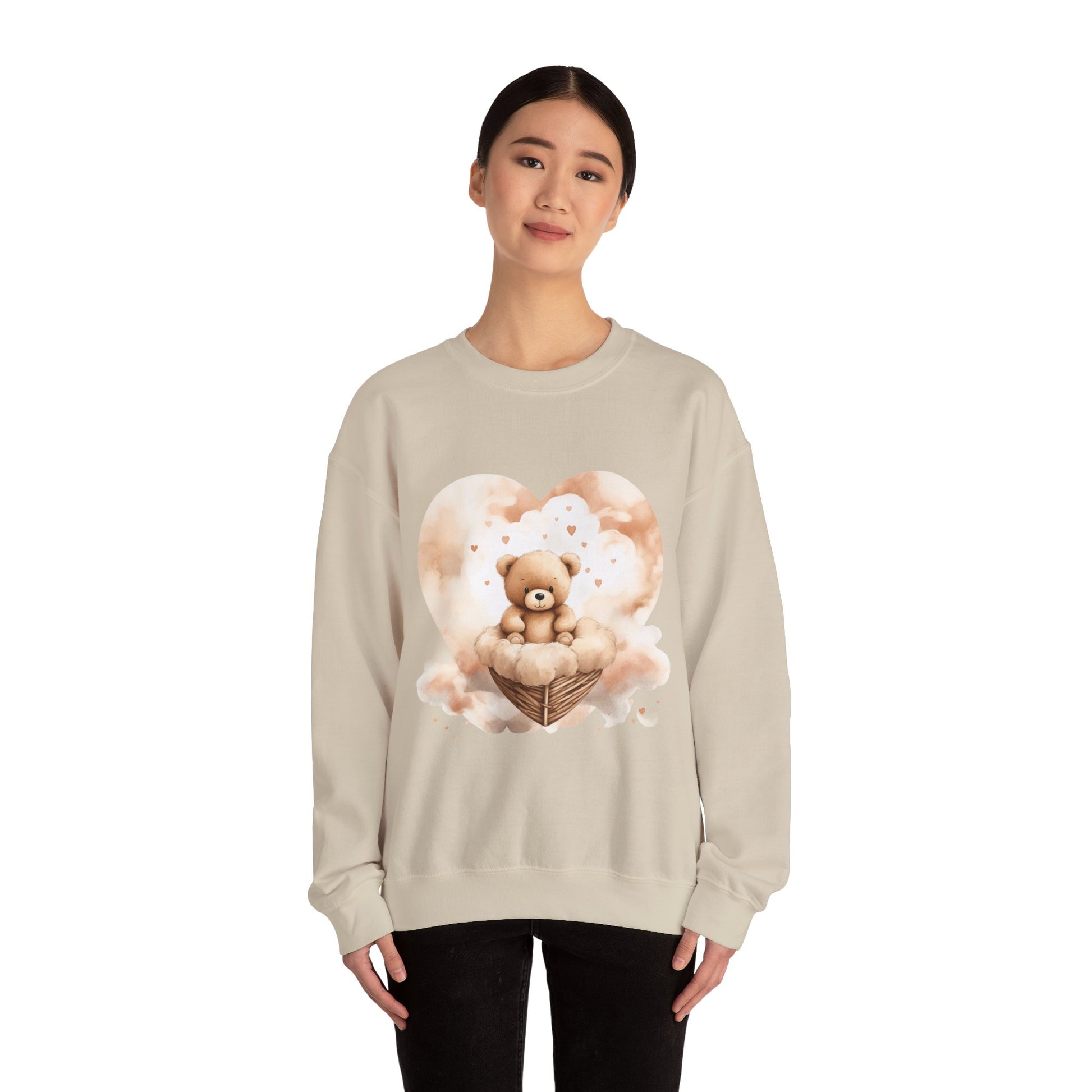 Cozy Teddy Bear Love Sweatshirt - Unisex Heavy Blend™ - Nefty Creations