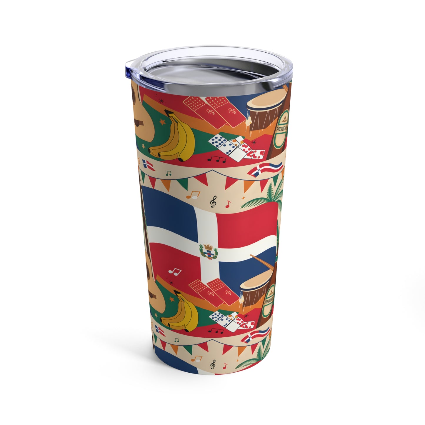 Fiesta Vibes 20oz Tumbler - Colorful Party Design for Music Lovers & Celebration Enthusiasts
