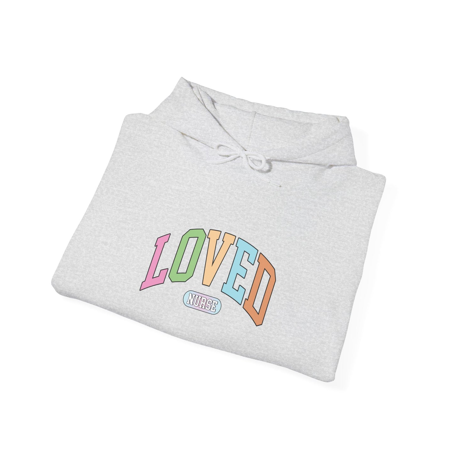 Loved Nurse Heavy Blend Hoodie - Cozy Comfort for Everyday Love - Nefty Creations