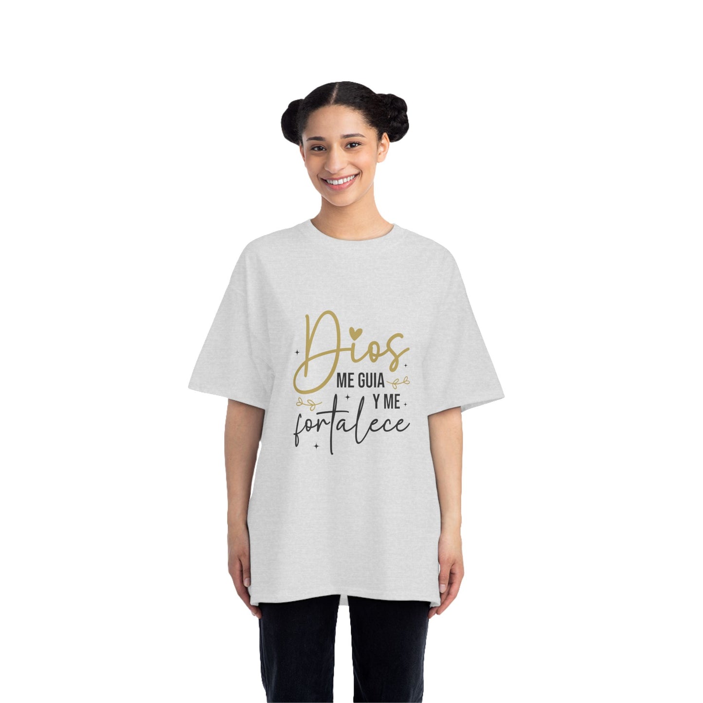 Inspirational Faith T-Shirt - Dios Me Guia Y Me Fortalece