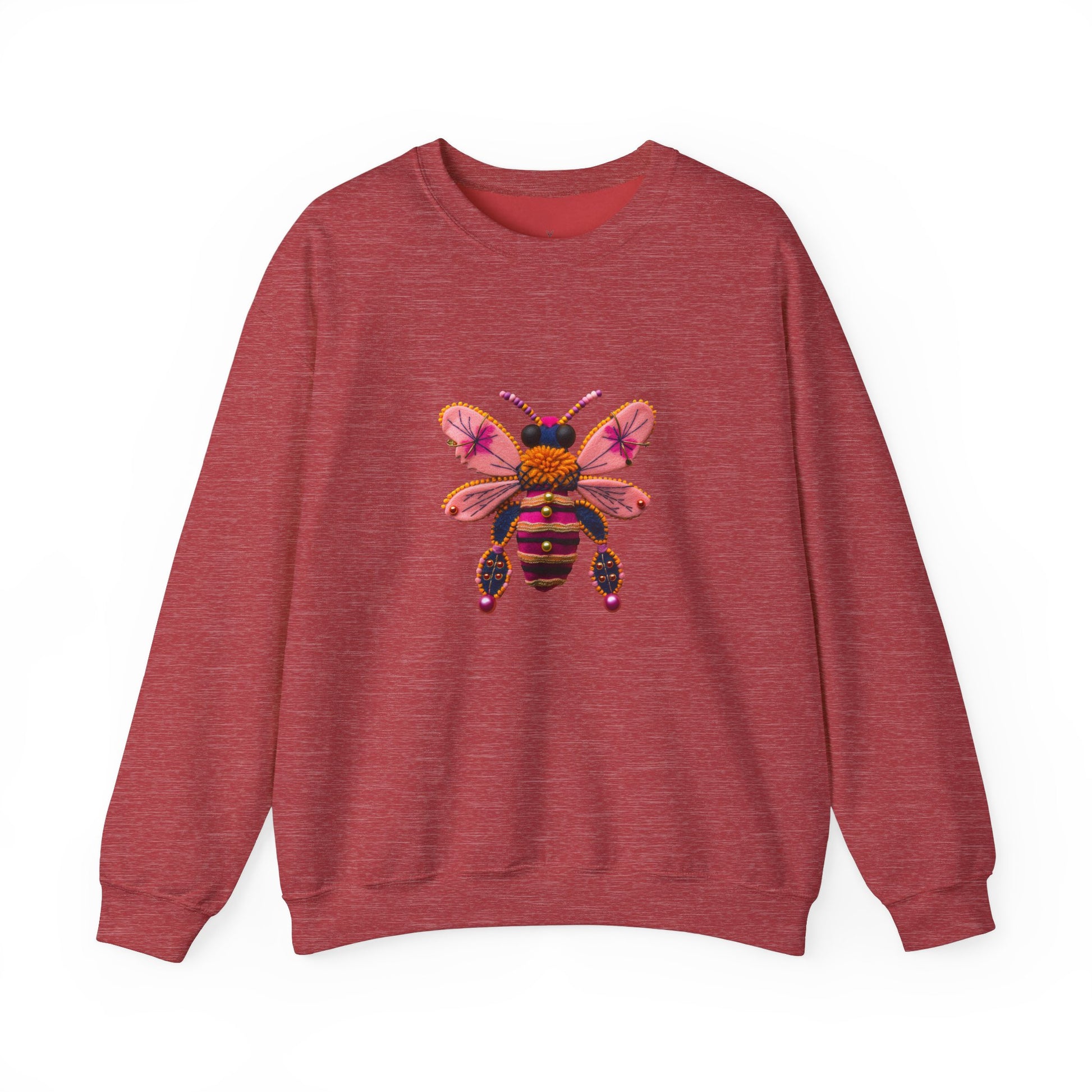 Bee-Inspired Unisex Heavy Blend™ Crewneck Sweatshirt - Cozy & Colorful Nature Apparel - Nefty Creations