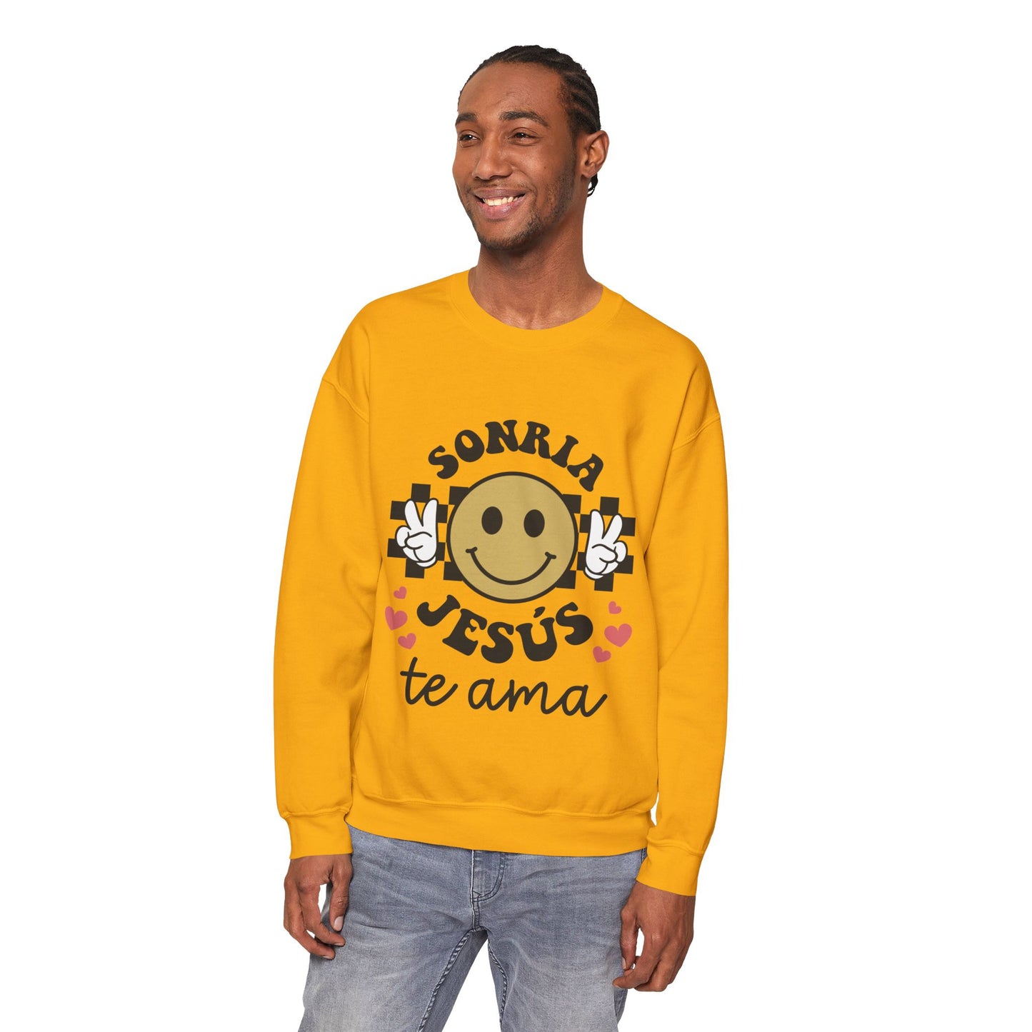 Joyful Faith Sweatshirt - Unisex Heavy Blend with Smile Graphic