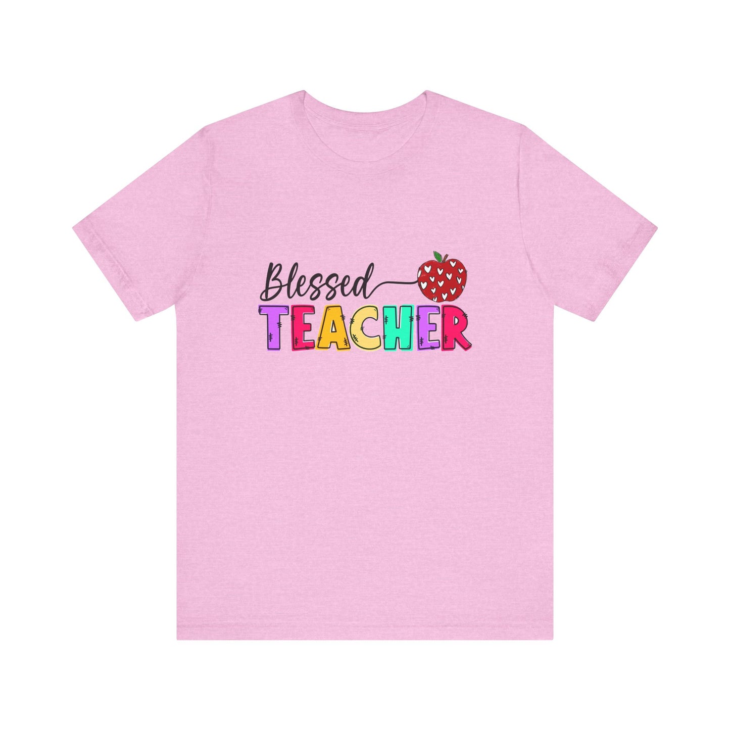 Blessed Teacher Unisex Jersey Short Sleeve Tee - Celebrate Educators - Nefty Creations
