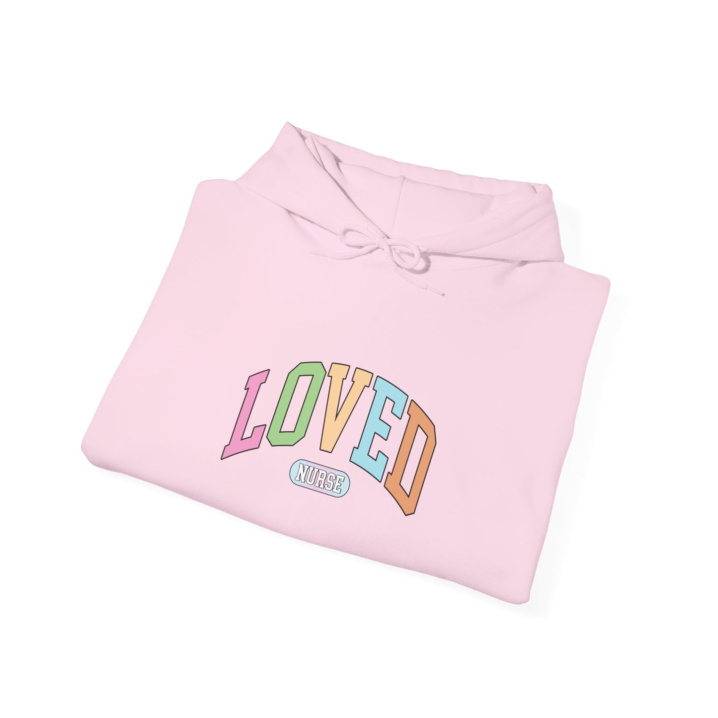 Loved Nurse Heavy Blend Hoodie - Cozy Comfort for Everyday Love - Nefty Creations