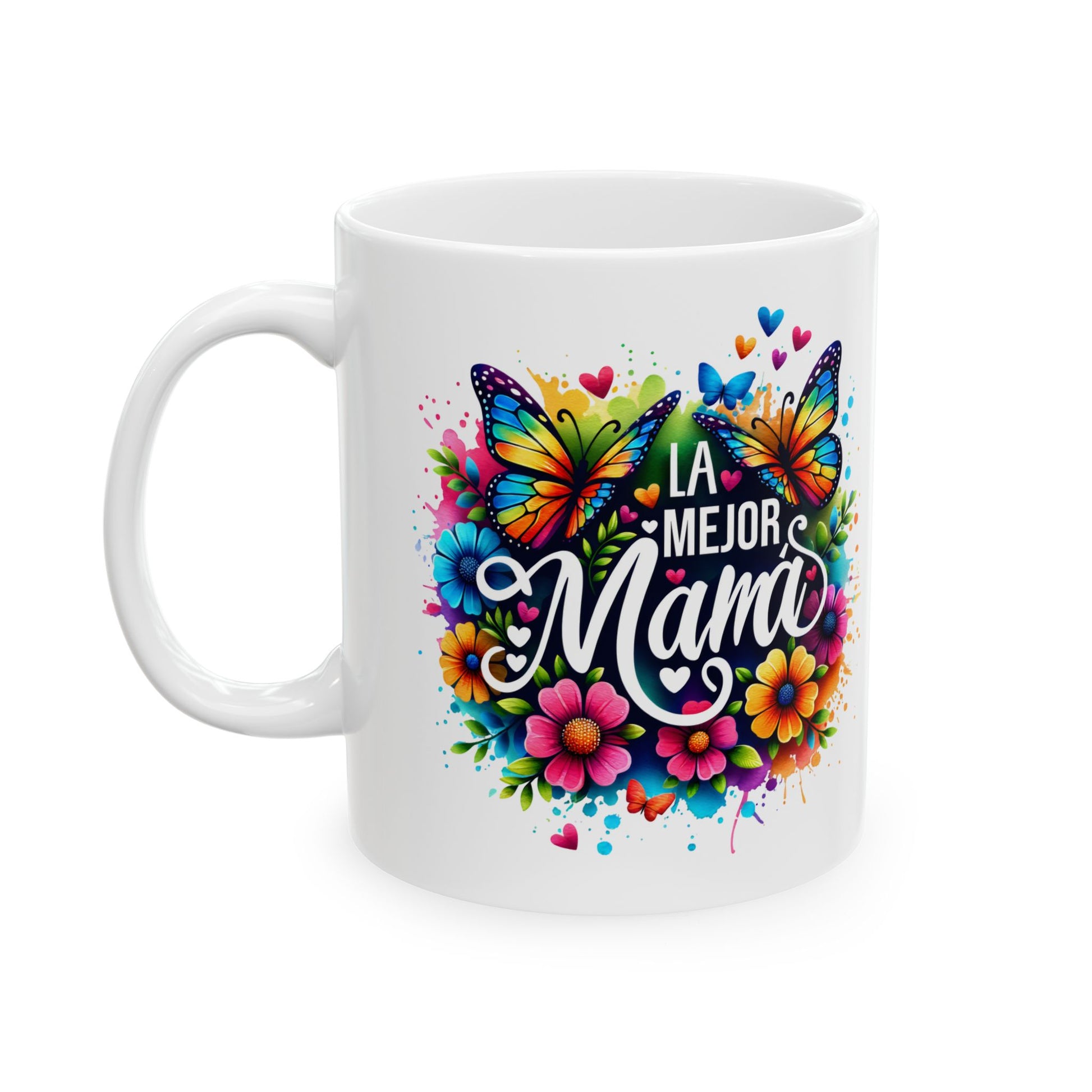 Colorful Butterfly Ceramic Mug for Mom - 11oz & 15oz - Nefty Creations