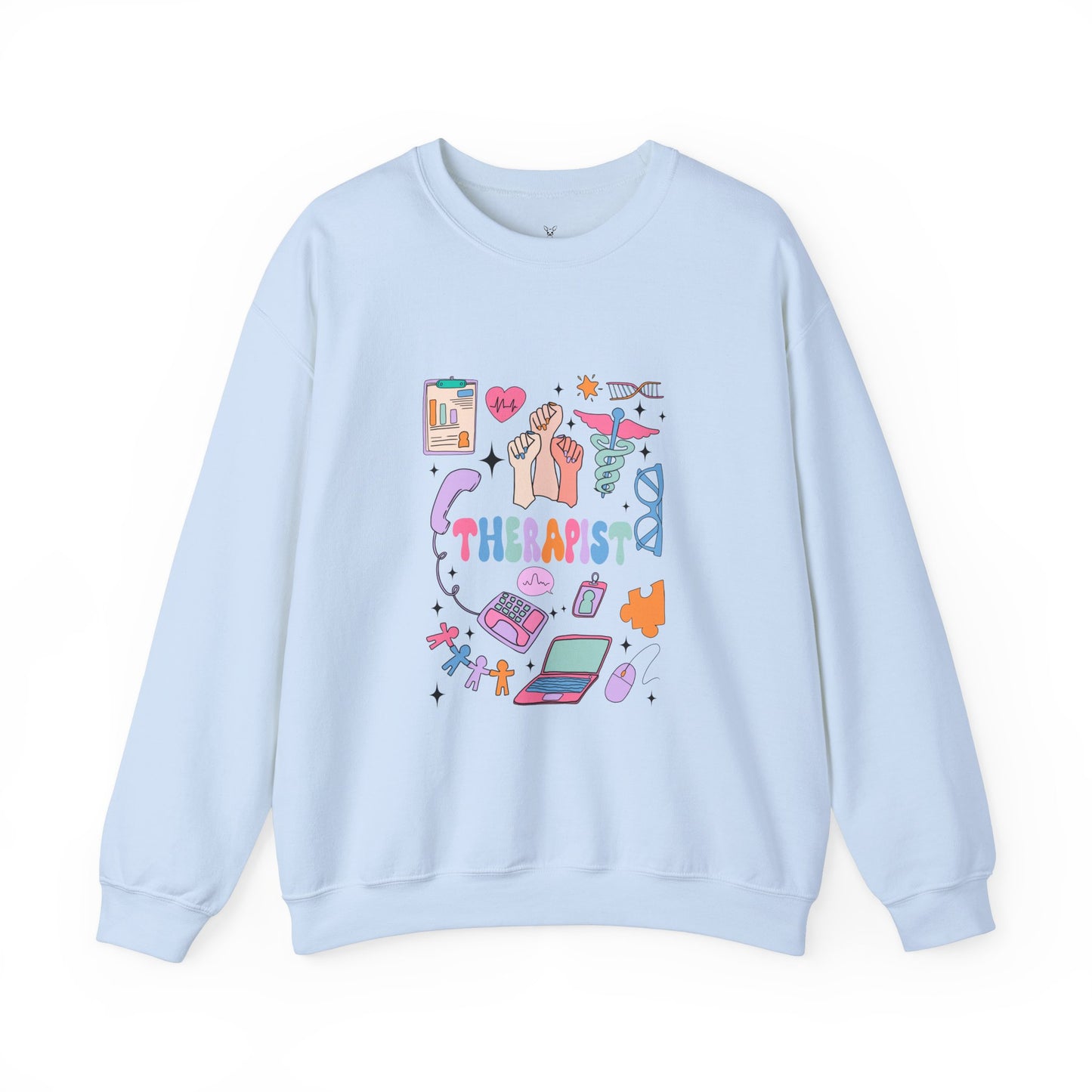 Therapist Crewneck Sweatshirt – Cozy UNISEX Design for Mental Health Advocates - Nefty Creations