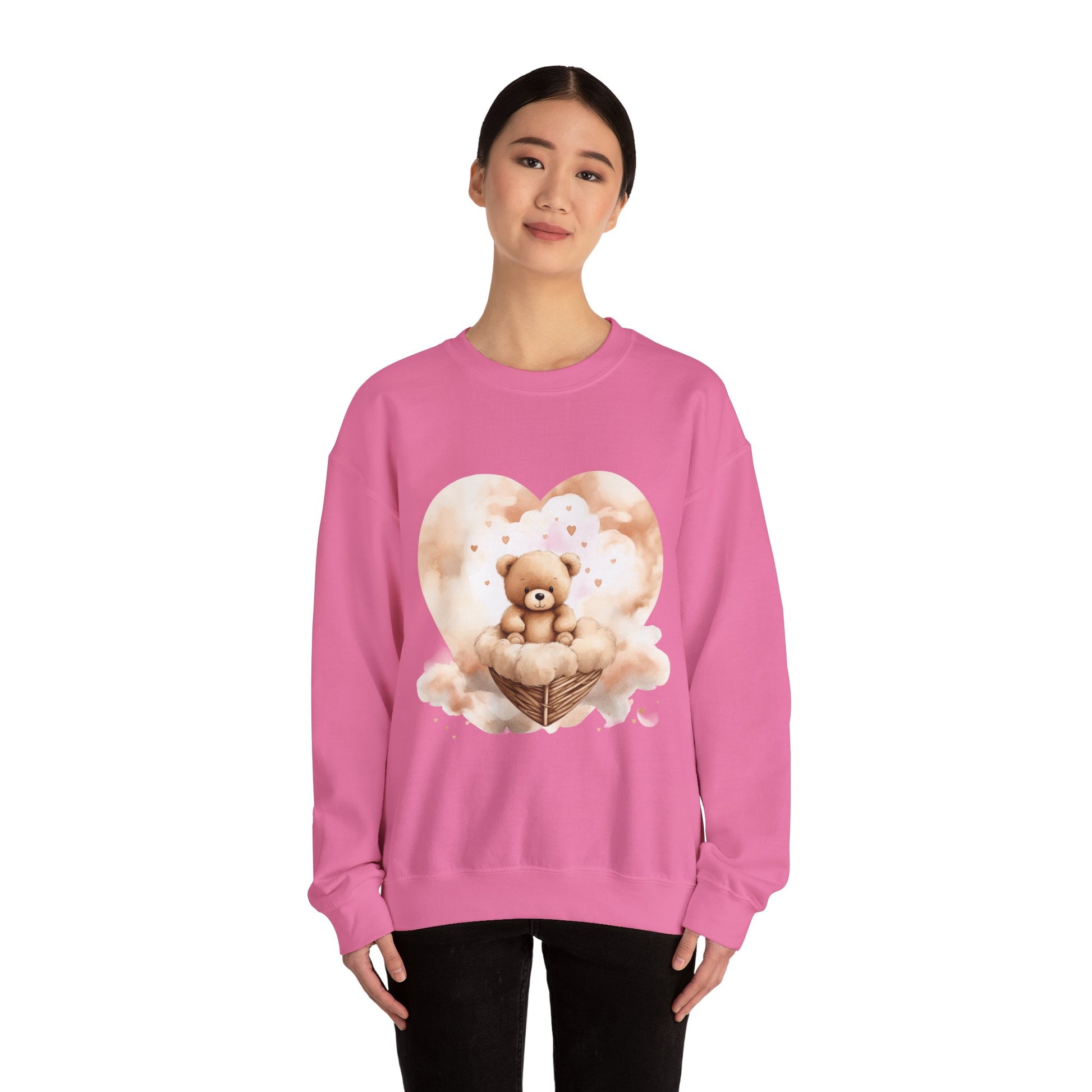 Cozy Teddy Bear Love Sweatshirt - Unisex Heavy Blend™ - Nefty Creations