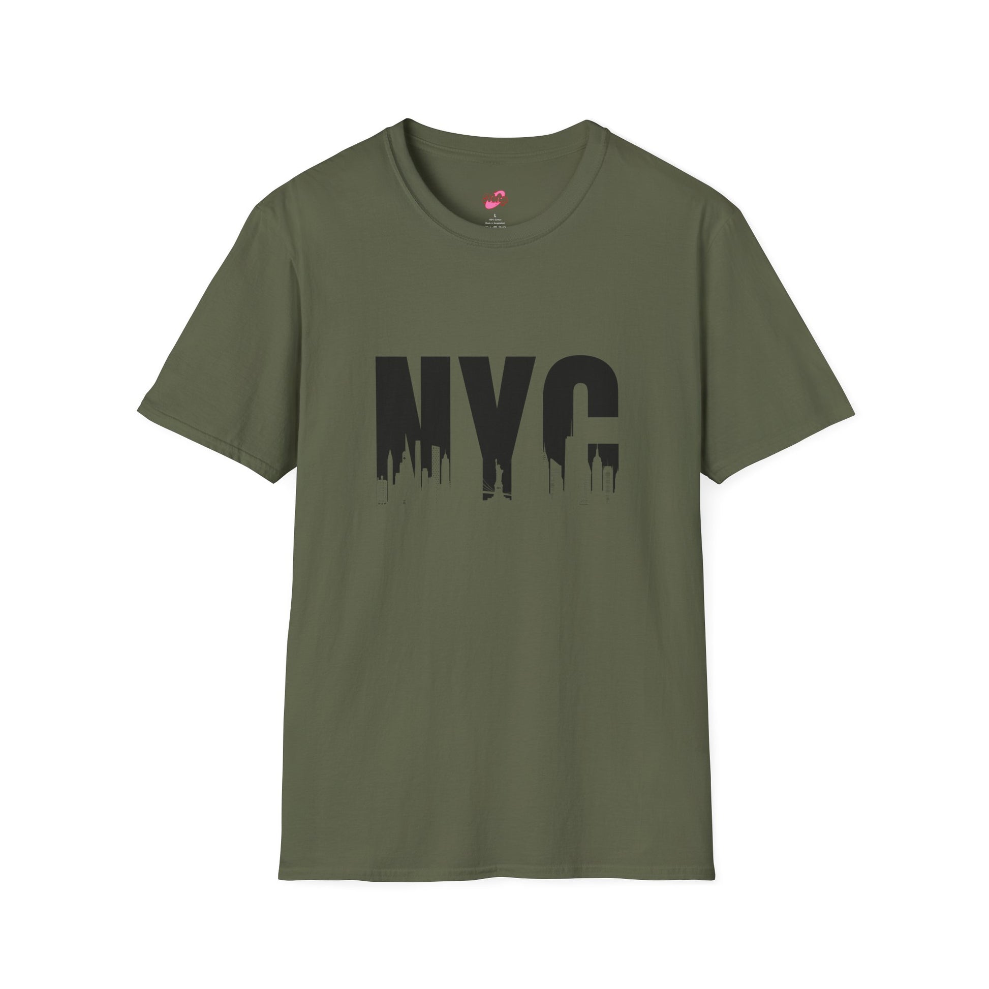NYC Urban Unisex Softstyle T-Shirt, New York City Tee, Casual Streetwear, Gift for Travelers, Everyday Wear - Nefty Creations