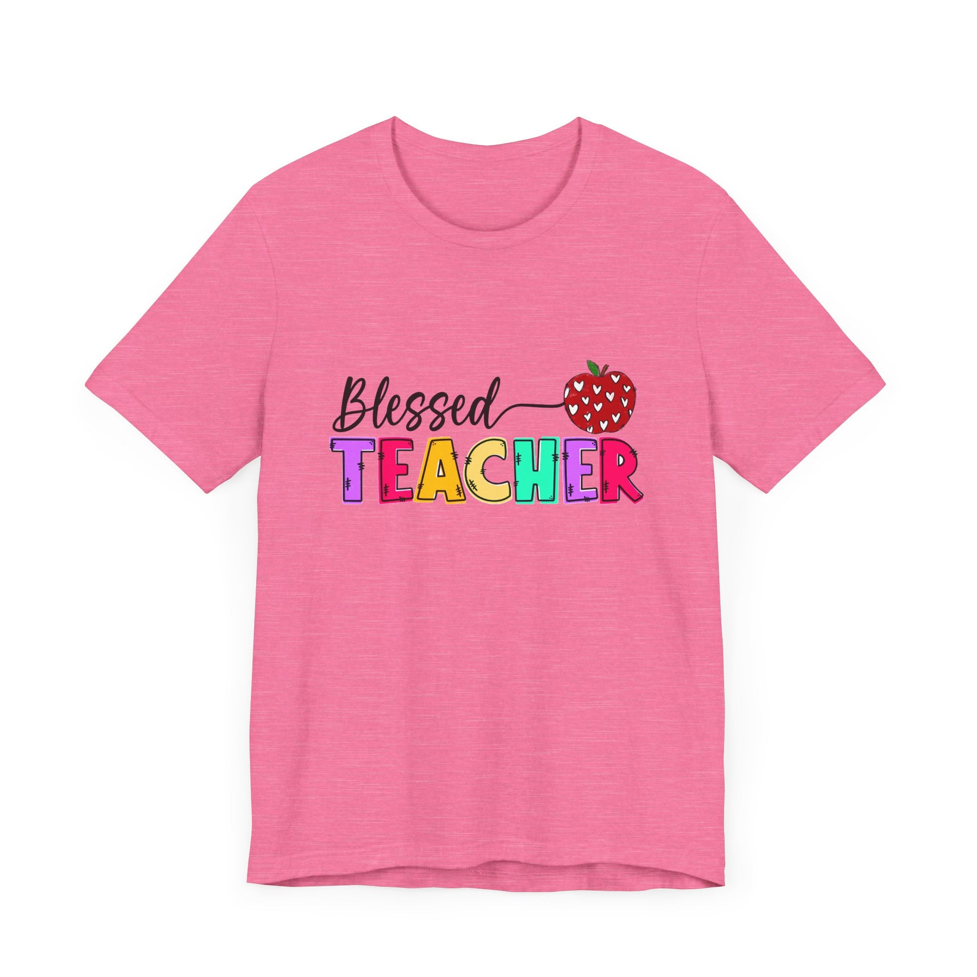 Blessed Teacher Unisex Jersey Short Sleeve Tee - Celebrate Educators - Nefty Creations