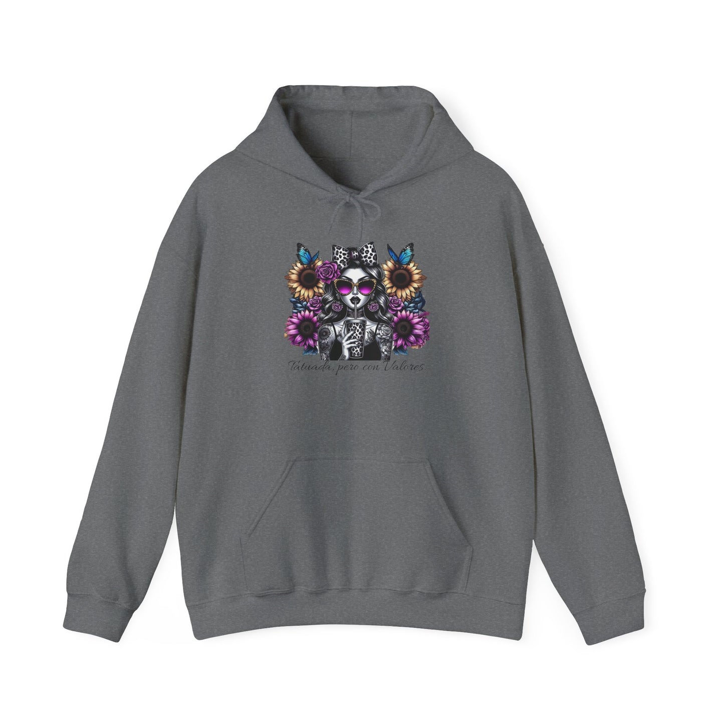 Hooded Sweatshirt - ''TATUADA pero con Valores''