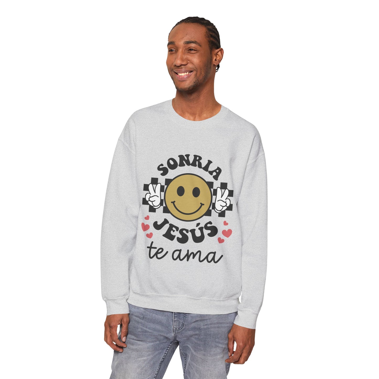 Joyful Faith Sweatshirt - Unisex Heavy Blend with Smile Graphic
