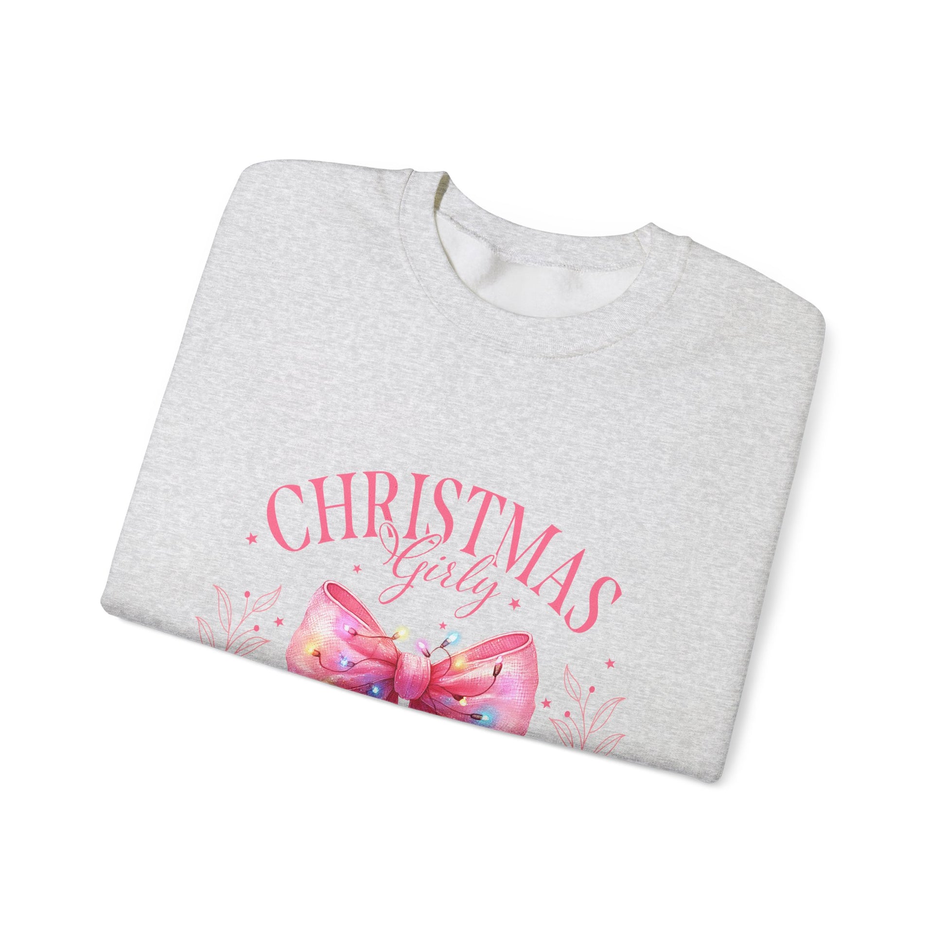 Christmas Girly Bow Sweatshirt - Nefty Creations