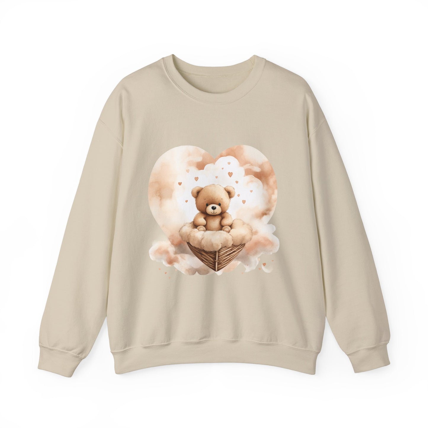 Cozy Teddy Bear Love Sweatshirt - Unisex Heavy Blend™ - Nefty Creations