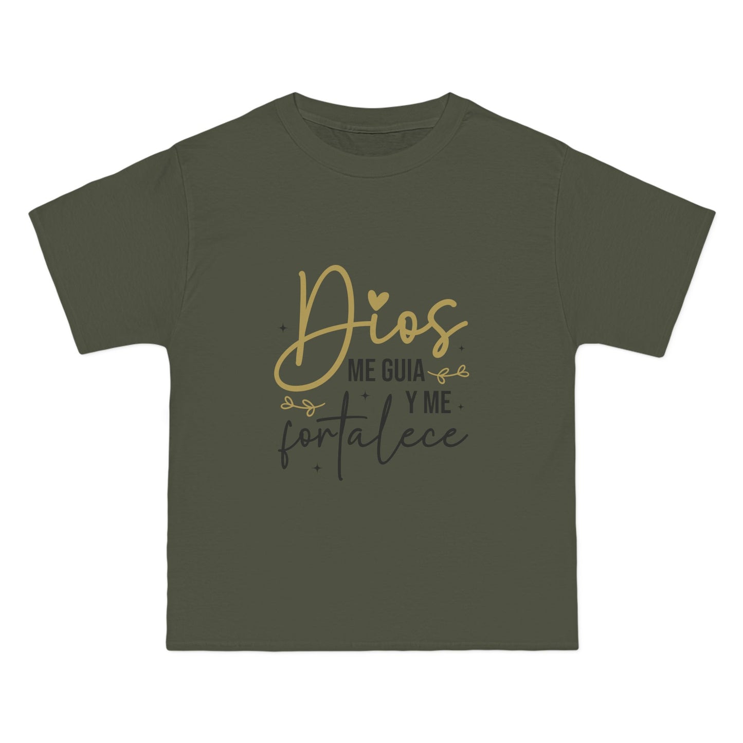 Inspirational Faith T-Shirt - Dios Me Guia Y Me Fortalece