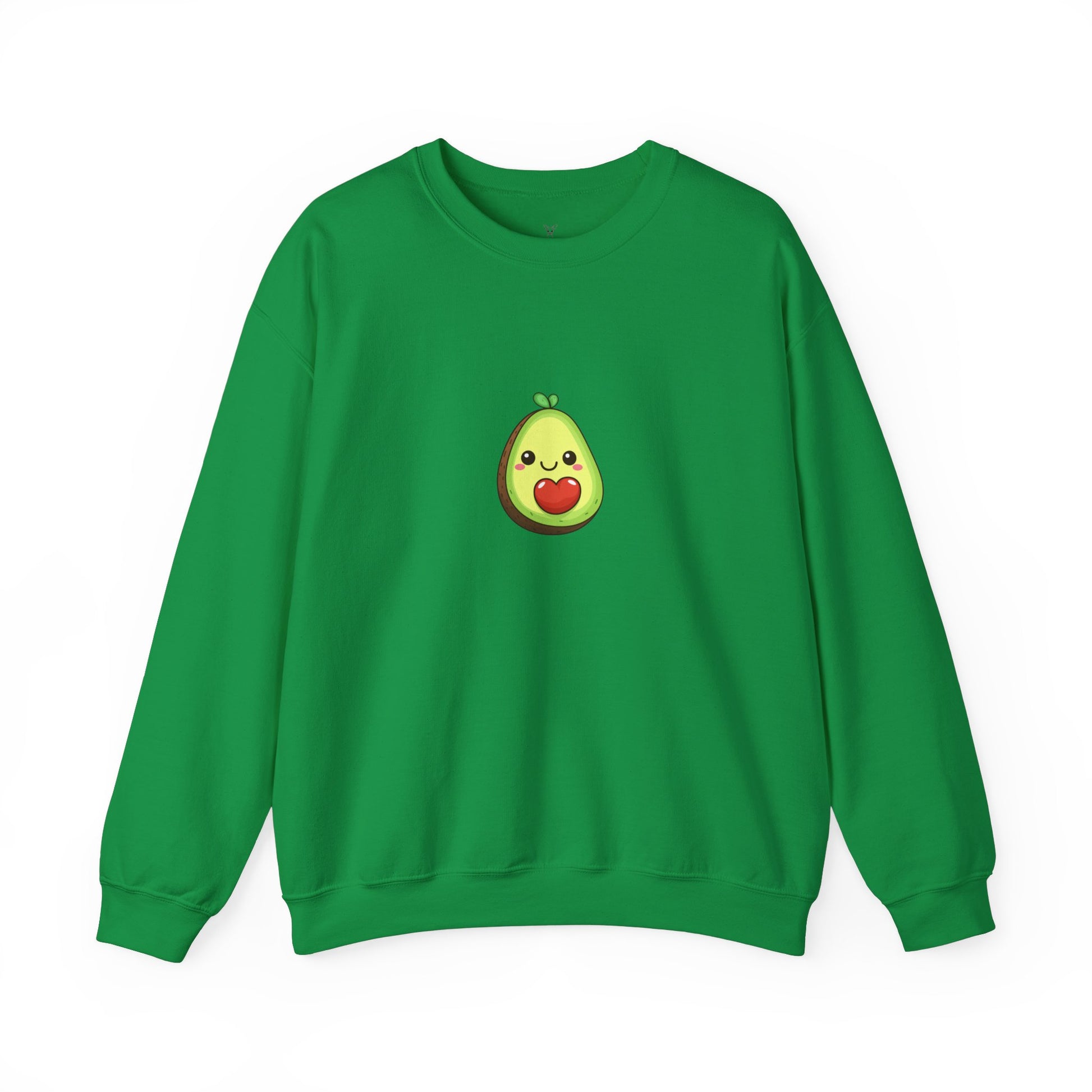 Cute Avocado Valentines Day Crewneck Sweatshirt - Nefty Creations